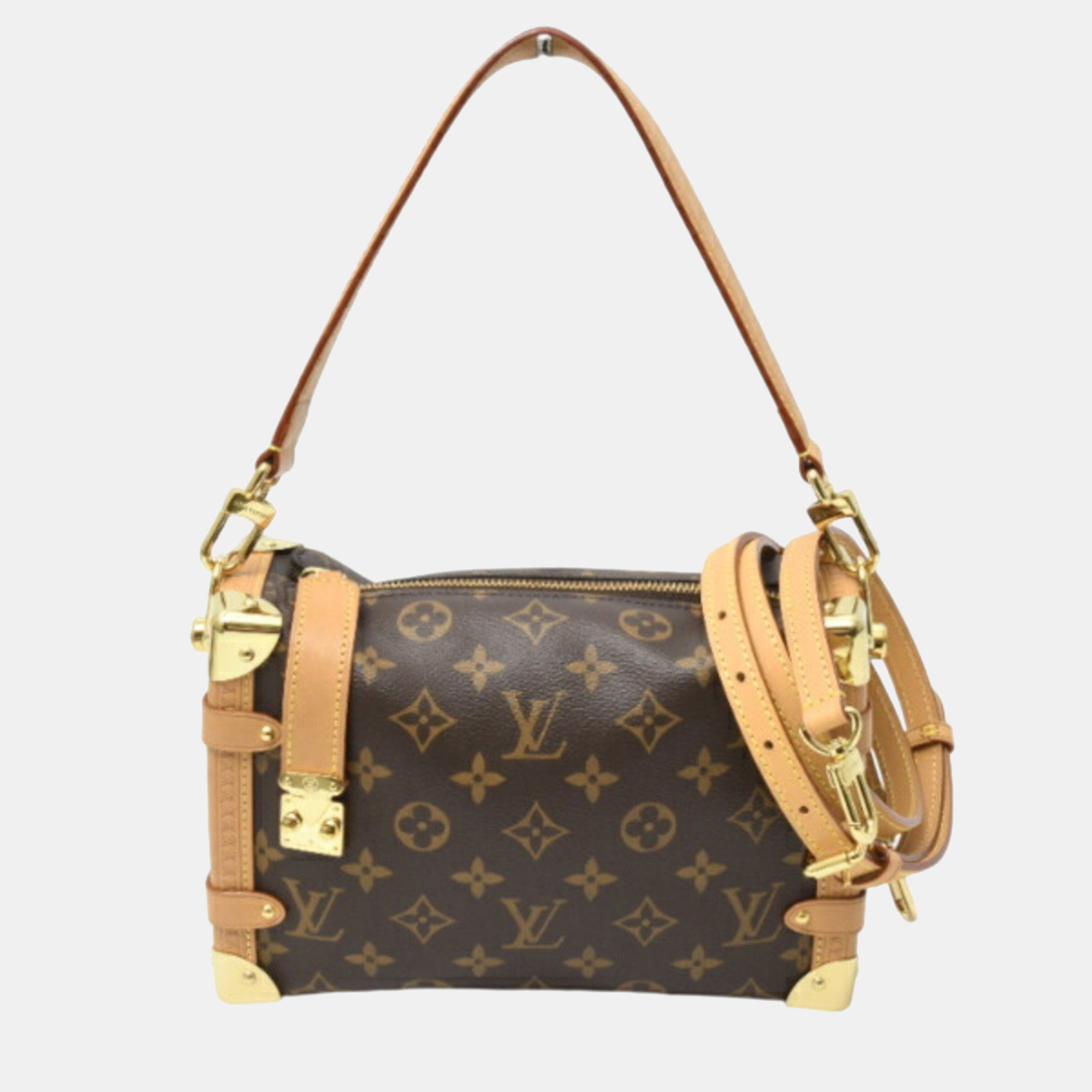 

Louis Vuitton Side Trunk Mm Handbag Monogram, Brown