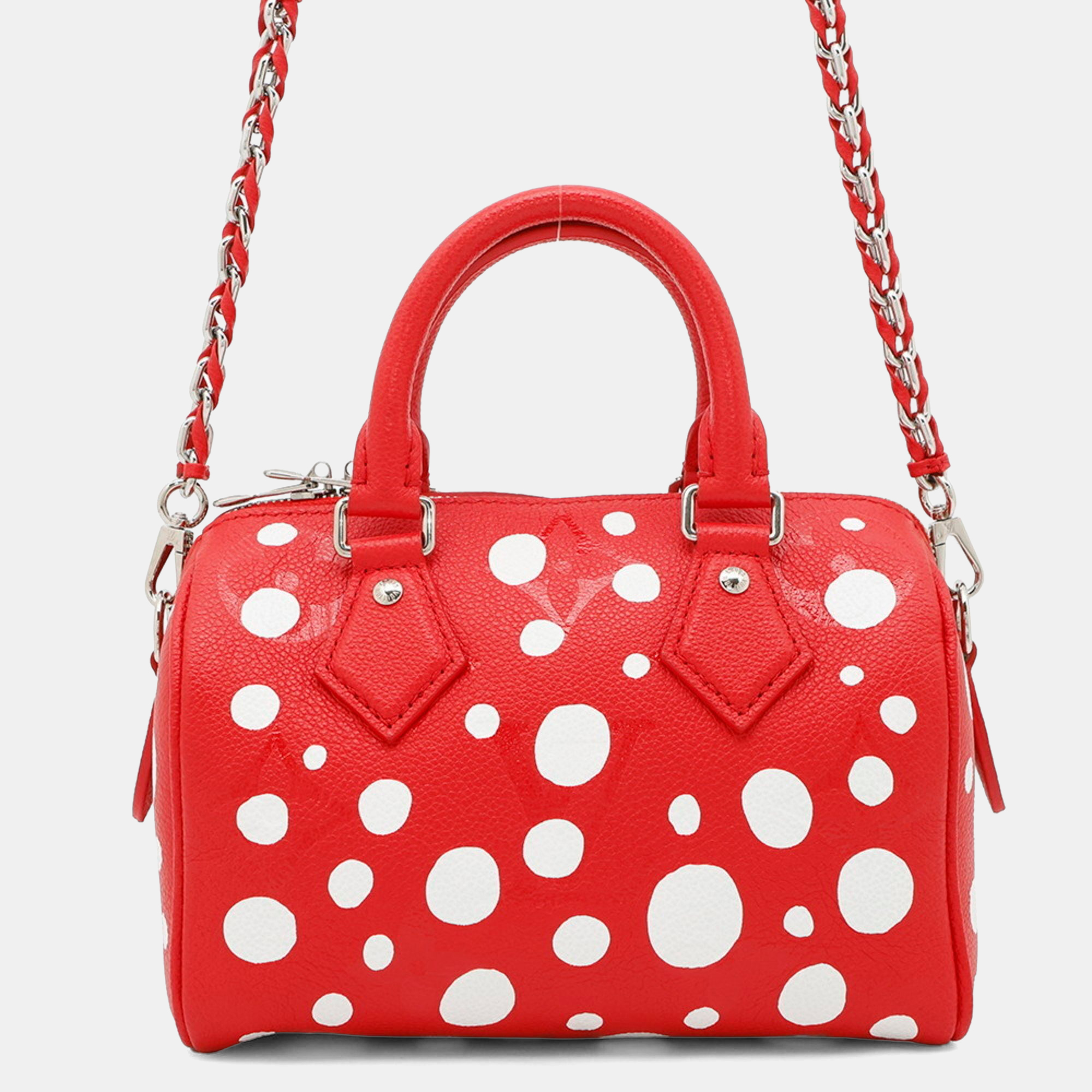 

Louis Vuitton Monogram Empreinte Handbag Speedy Bandouliere 20, Red