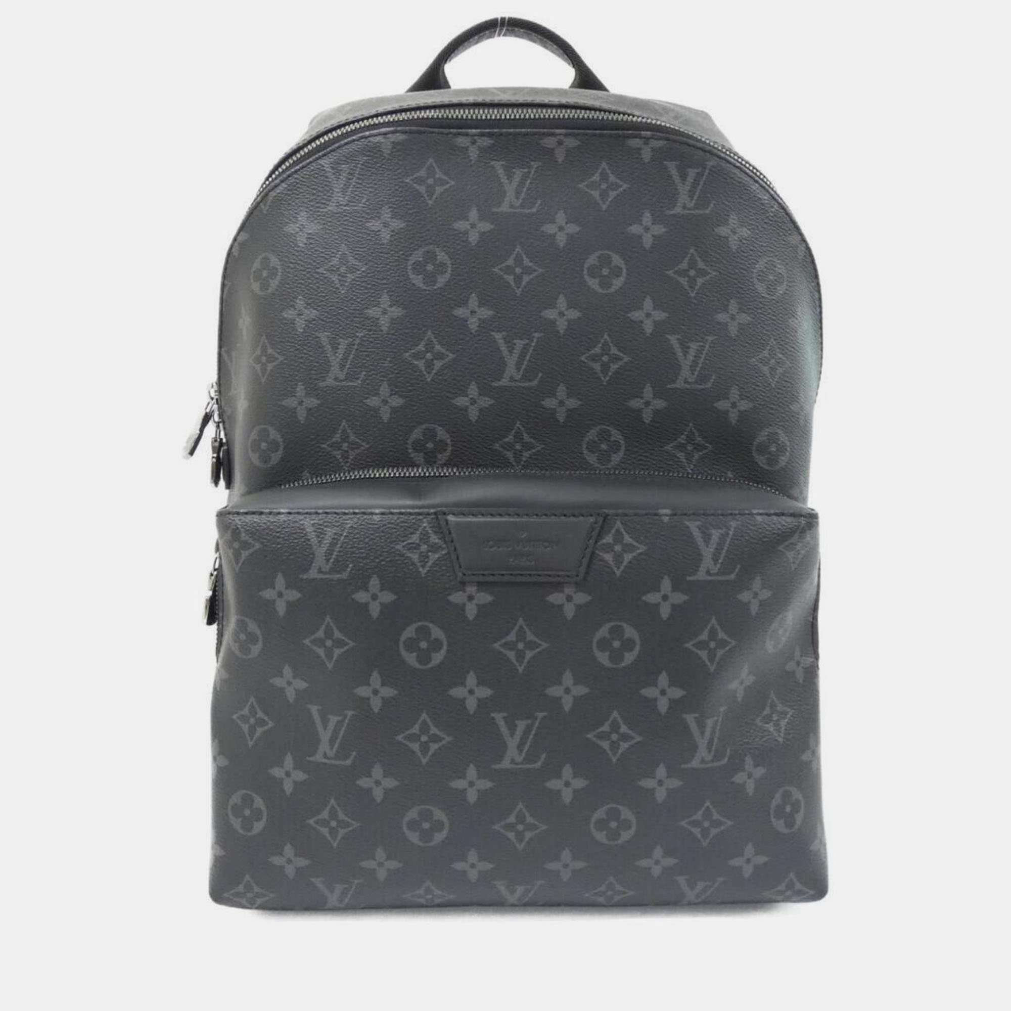 Pre-owned Louis Vuitton Black Monogram Eclipse Backpack