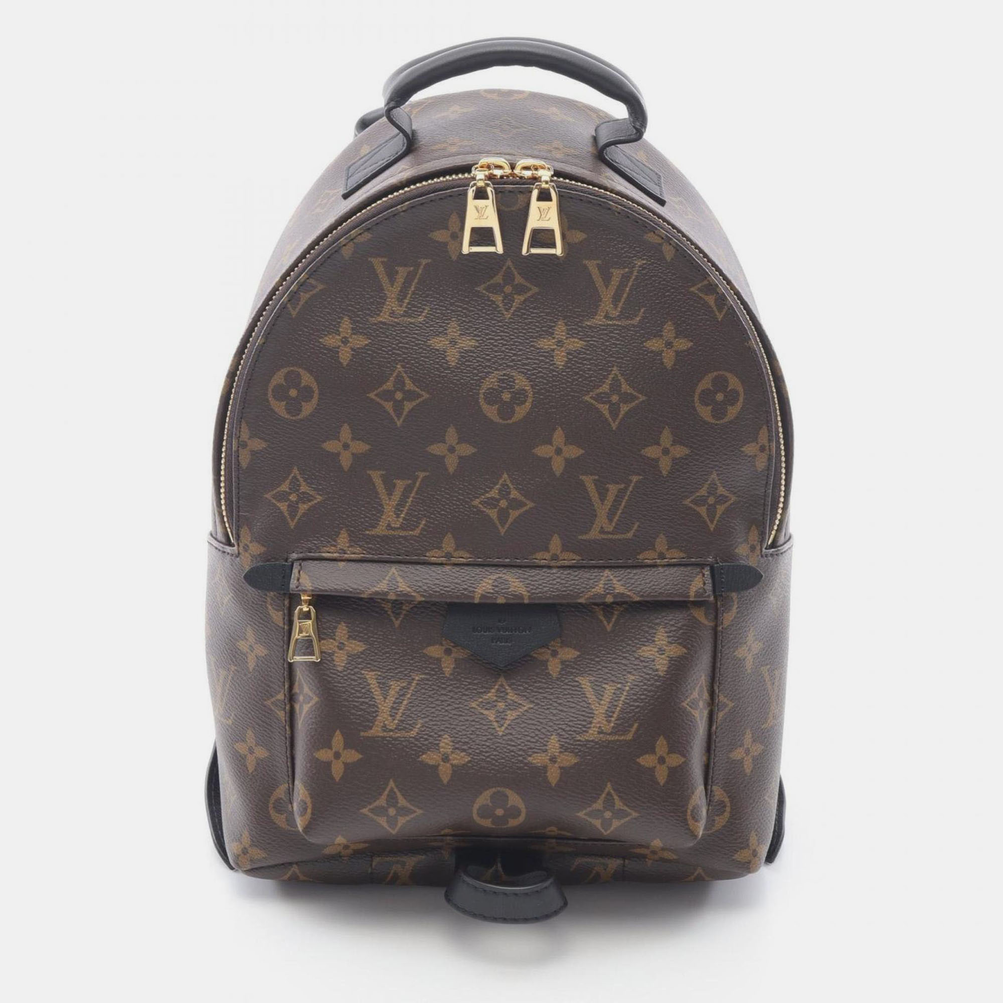 

Louis Vuitton Palm Springs Brown/Black Monogram Coated Canvas Leather PM Backpack