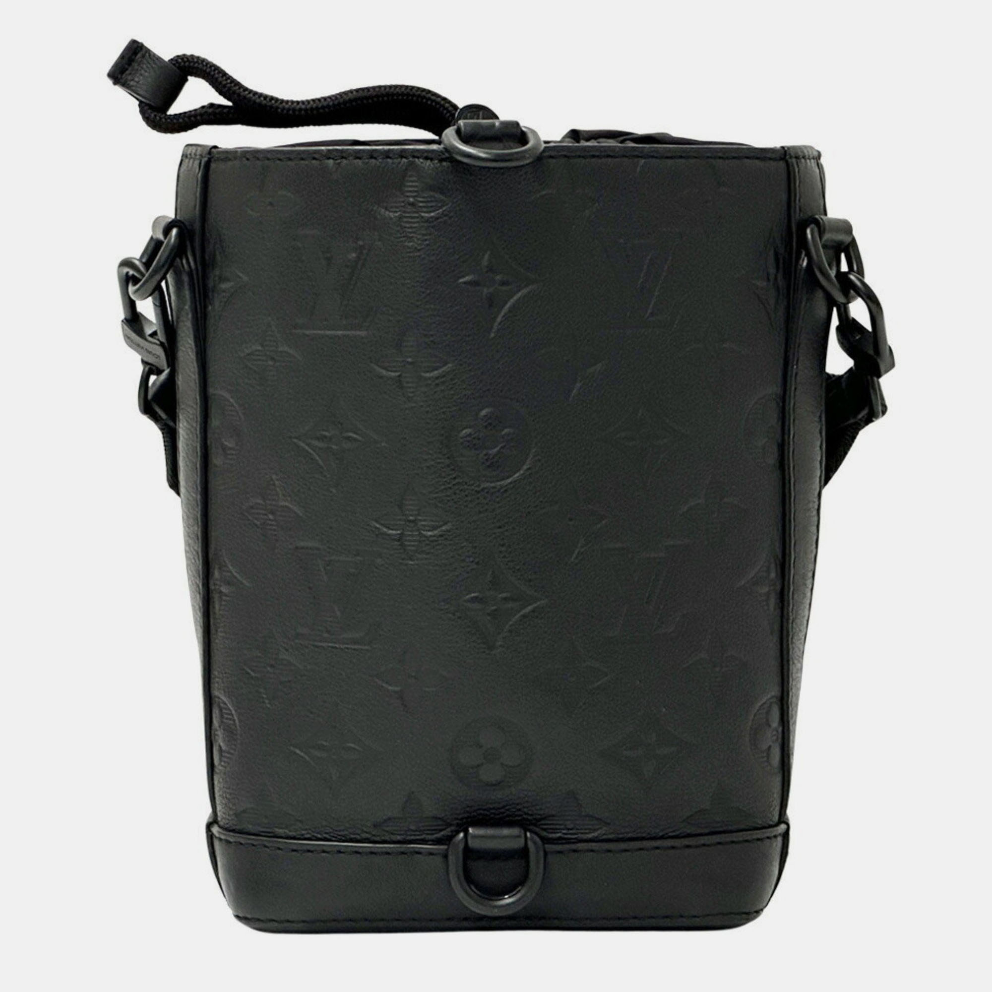 

Louis Vuitton Monogram Shadow Shoulder Bag In Empreinte Nylon Noe Swing Noir Bucket, Black
