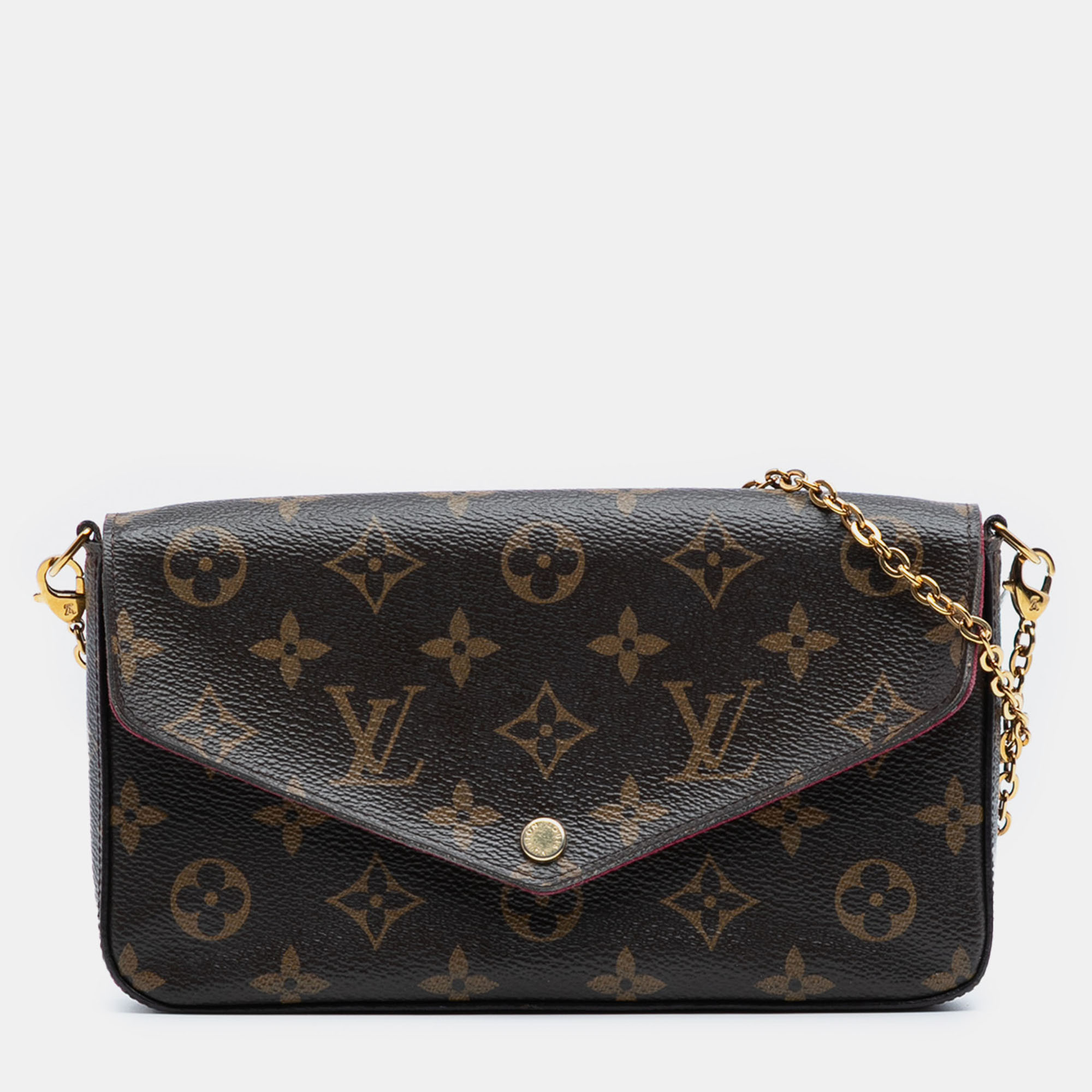 

Louis Vuitton Brown Monogram Pochette Felicie