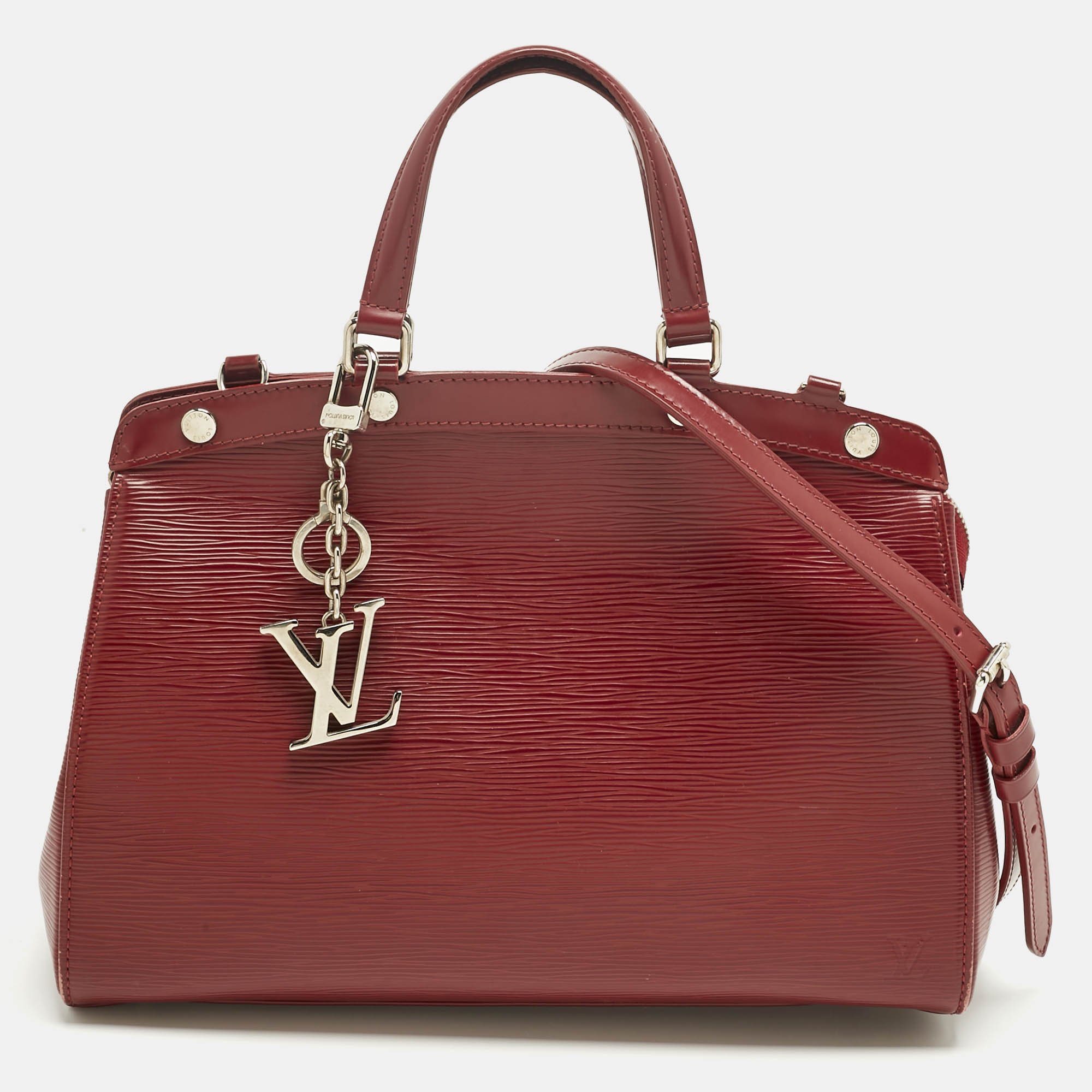 

Louis Vuitton Red Epi Leather Brea MM Bag