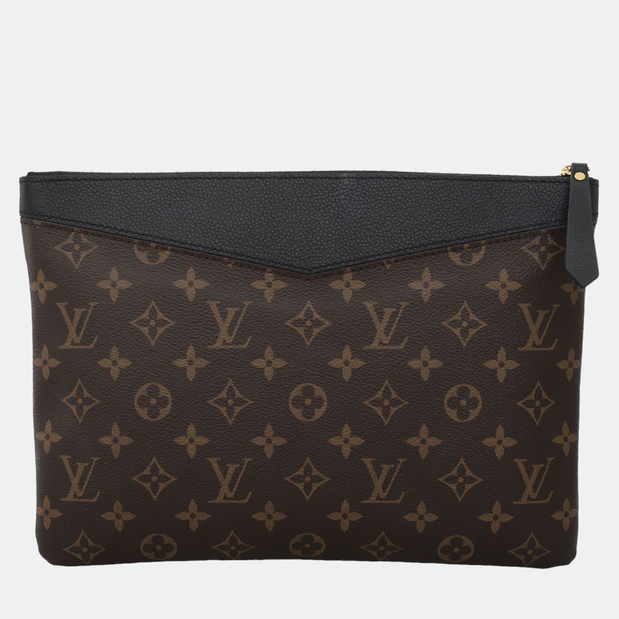 Pre-owned Louis Vuitton Monogram Daily Pouch In Brown