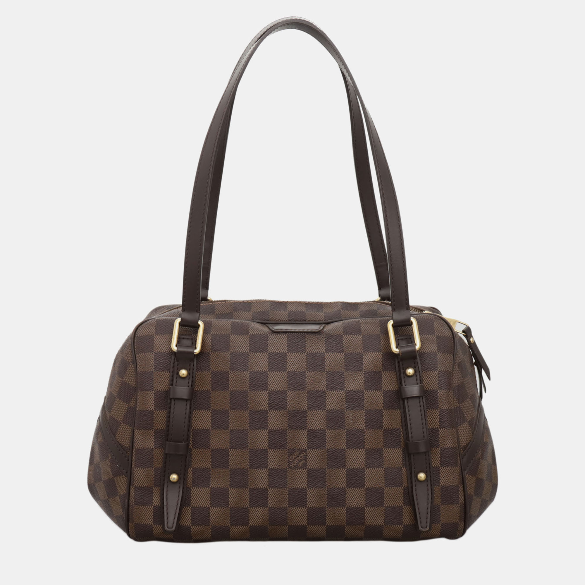 

Damier Ebene Rivington GM Shoulder Bag, Brown