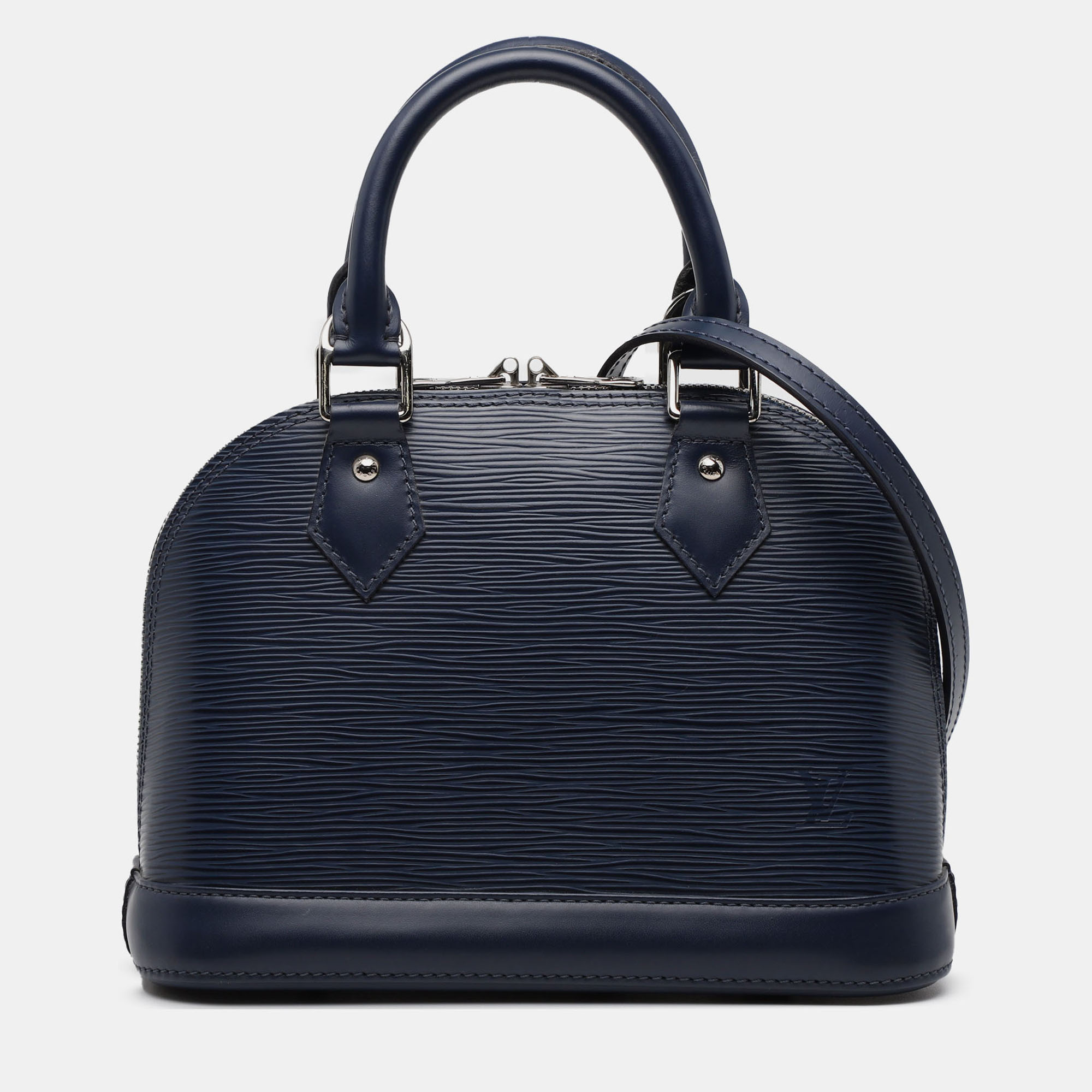 

Louis Vuitton Navy Blue Epi Alma BB