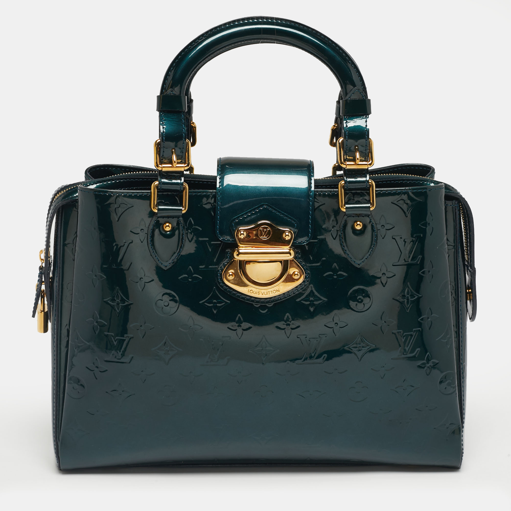 

Louis Vuitton Blue Nuit Monogram Vernis Melrose Avenue Bag