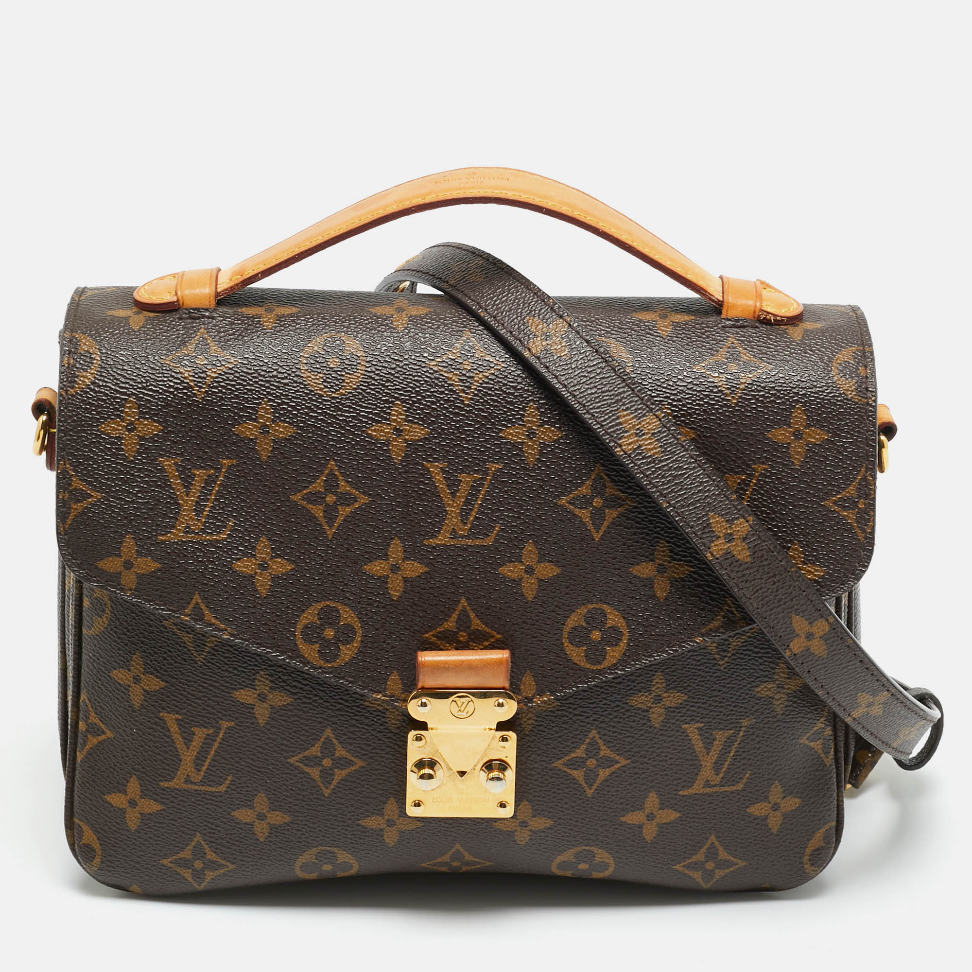 

Louis Vuitton Monogram Canvas Pochette Metis Bag, Brown