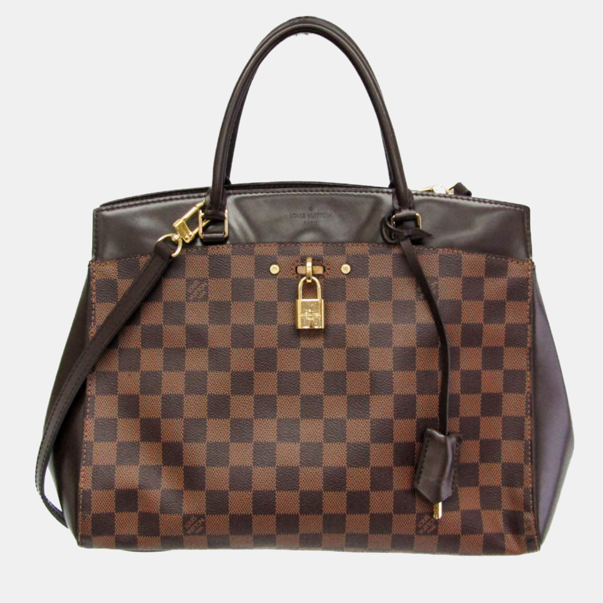 

Louis Vuitton Damier Rivoli Handbag Damier Canvas, Brown