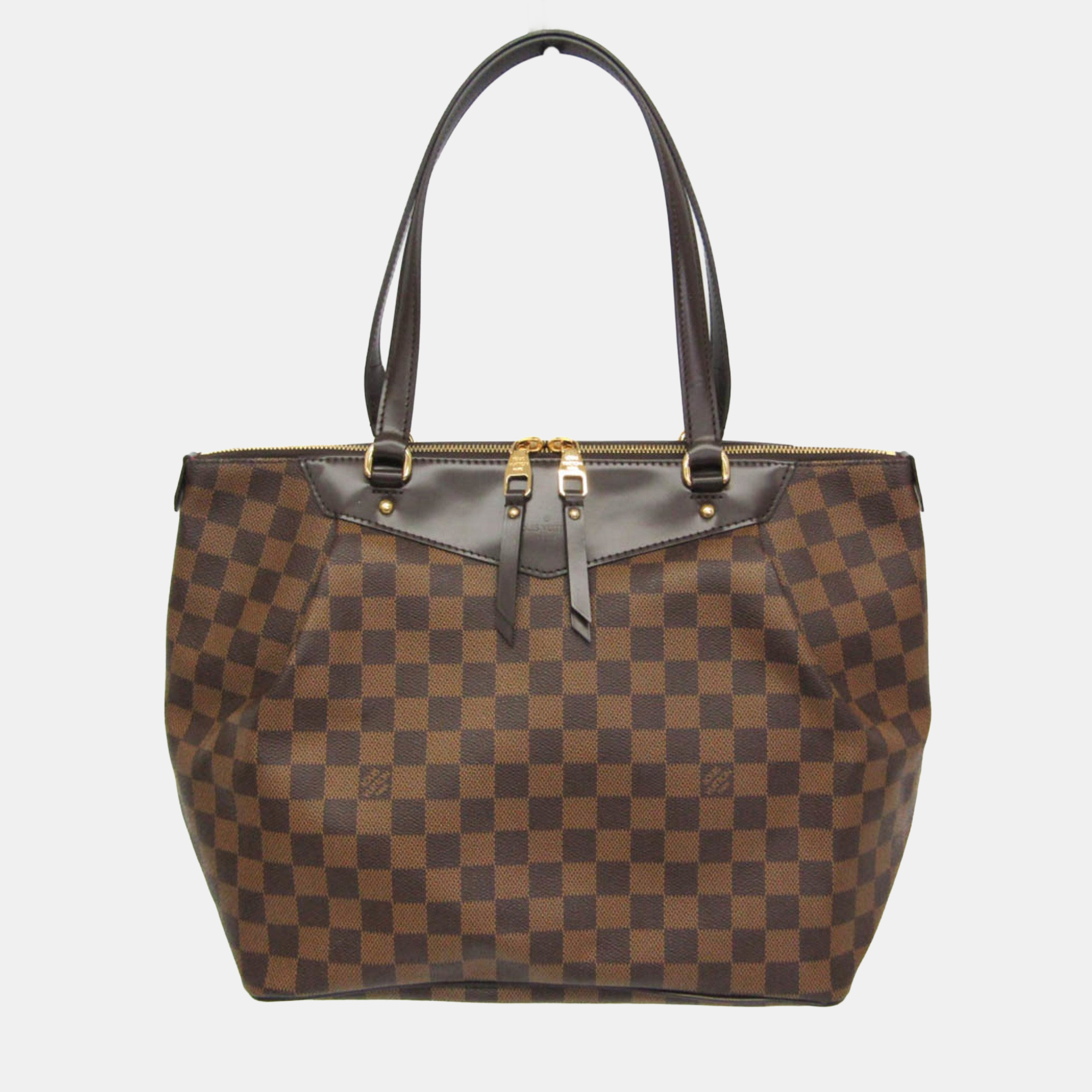 

Louis Vuitton Westminster GM Brown Damier Ebene Canvas Tote Bag