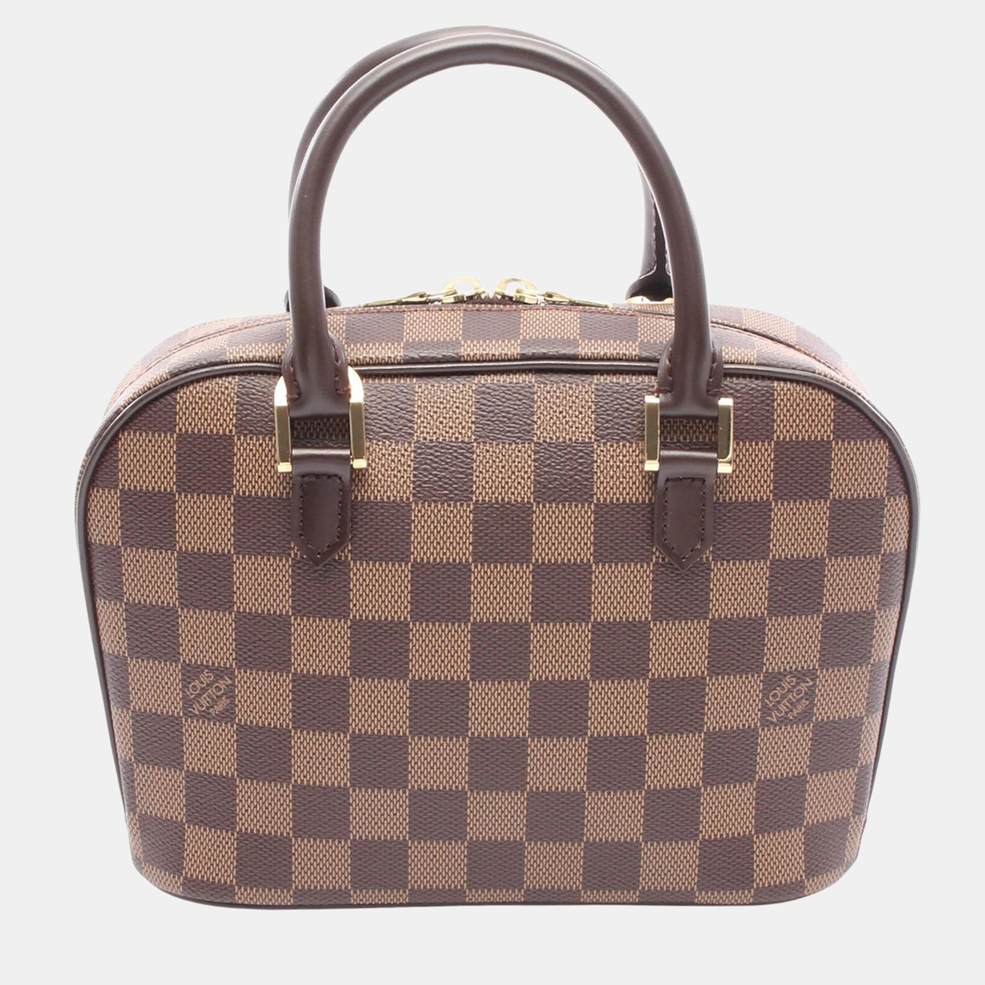 

Louis Vuitton Sarria Mini Brown Damier Ebene Canvas Top Handle Bag