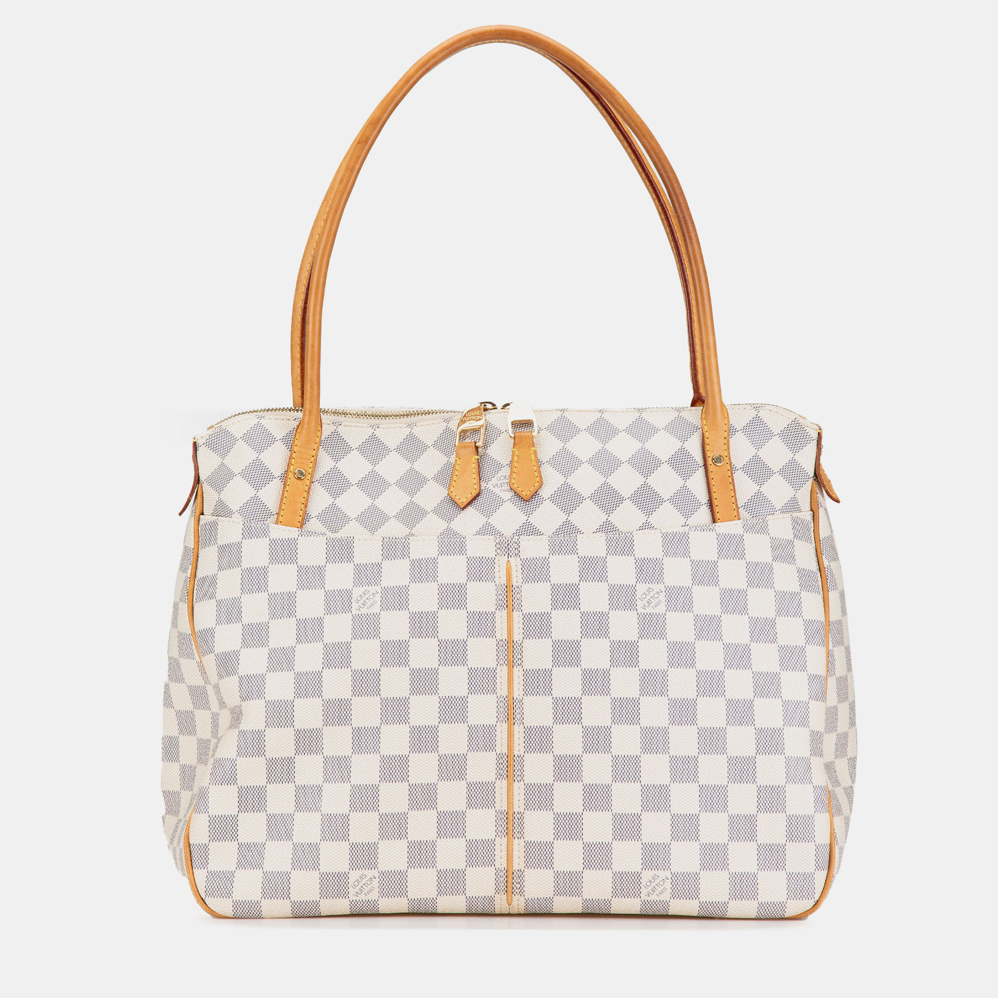 

Louis Vuitton White Damier Azur Figheri GM