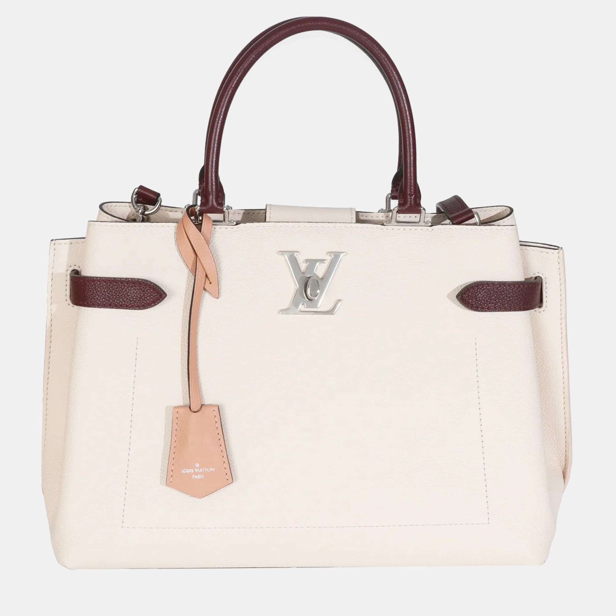 

Louis Vuitton Rose Silk Quartz Calla Calfskin Lockme Day, Pink