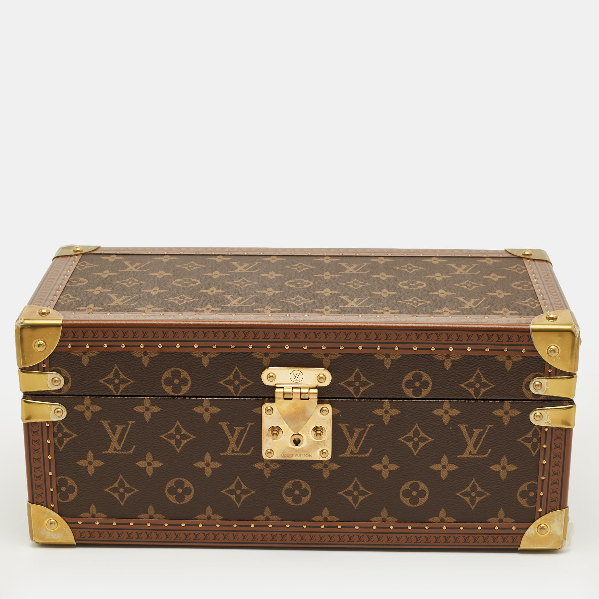 Pre-owned Louis Vuitton Monogram Canvas Coffret Accessoires In Brown