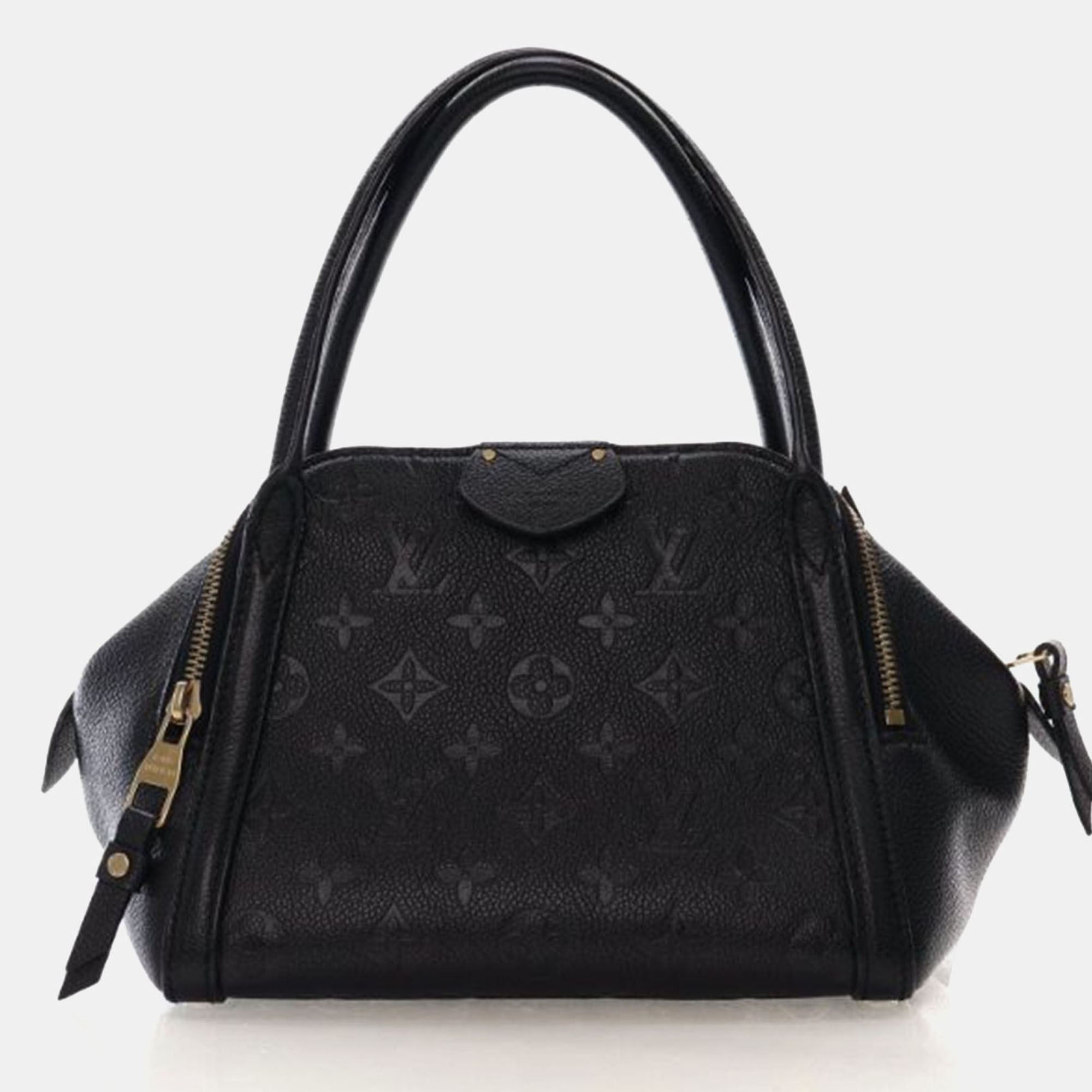 

Louis Vuitton Marais BB Monogram Empreinte Leather Top Handle Bag, Black