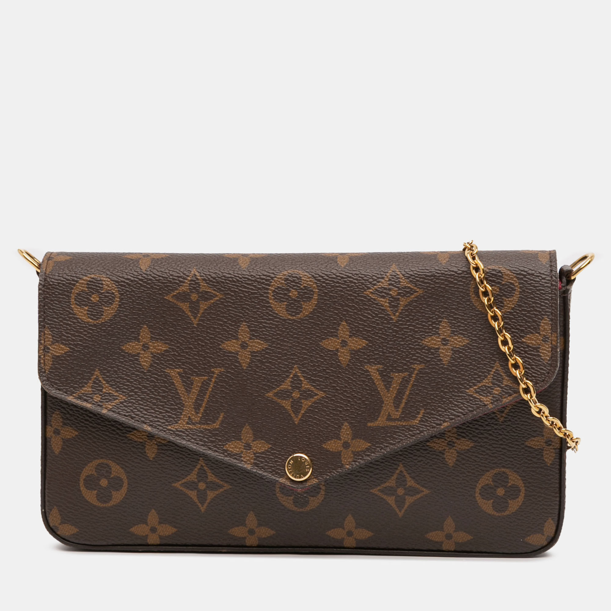 

Louis Vuitton Brown Monogram Pochette Felicie