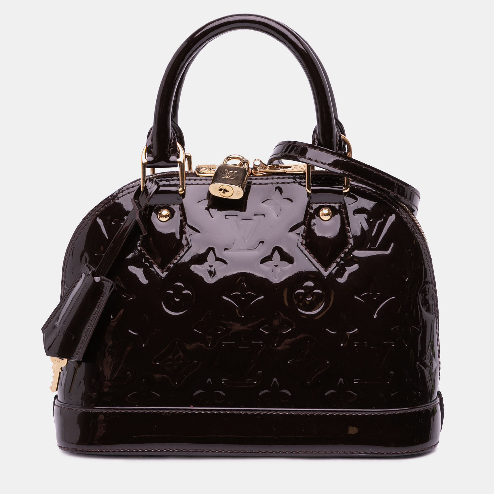 

Louis Vuitton Purple Monogram Vernis Alma BB