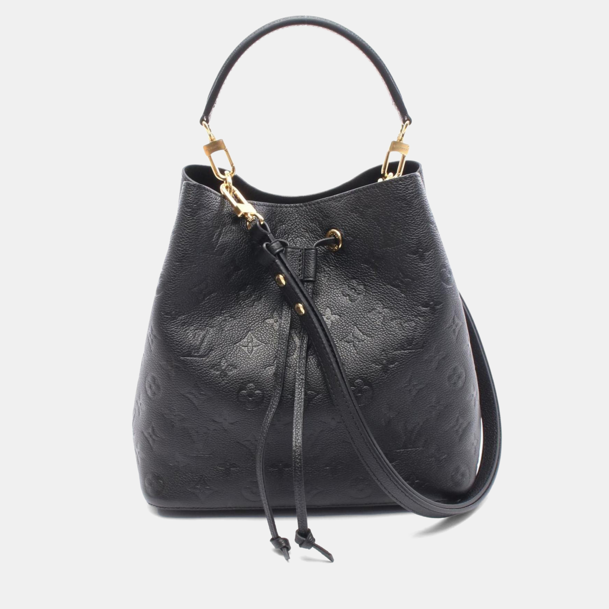 

Louis Vuitton Neonoe Handbag Leather Monogram Empreinte Black