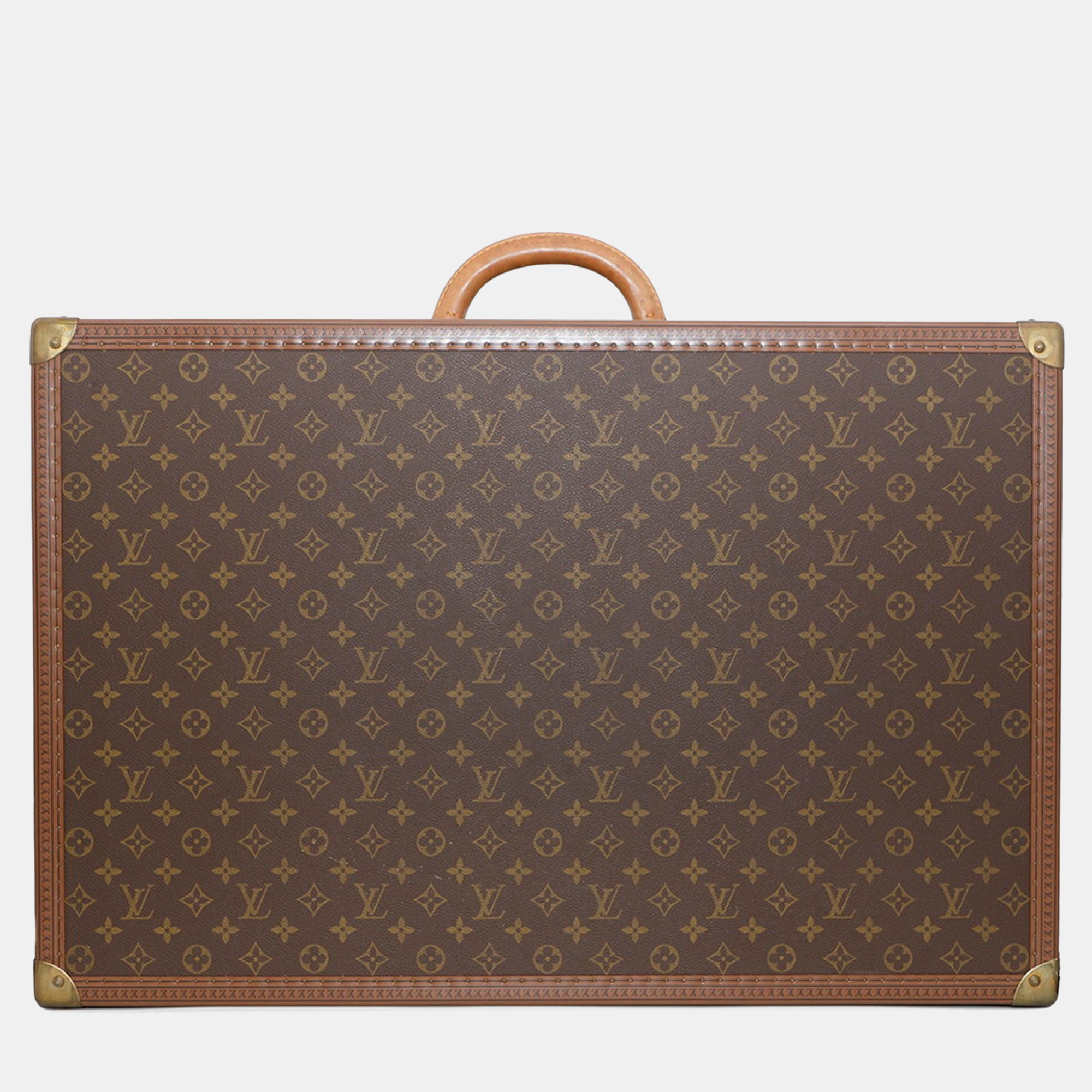 

Louis Vuitton Monogram Visten Trunk 70 Brown Monogram Canvas Travel Bag