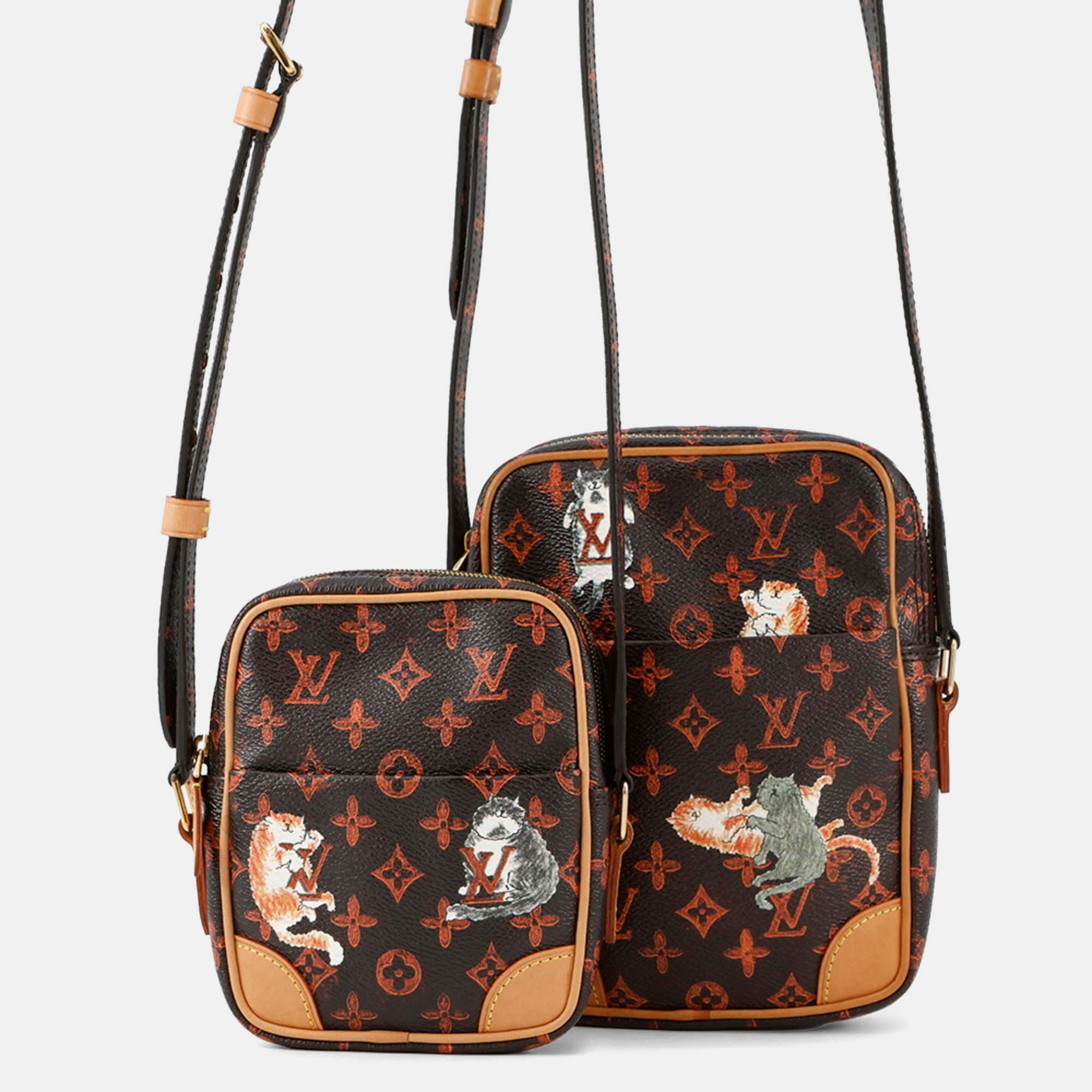 

Louis Vuitton Monogram Catgram Panam Set Monogram Canvas Shoulder Bag, Brown