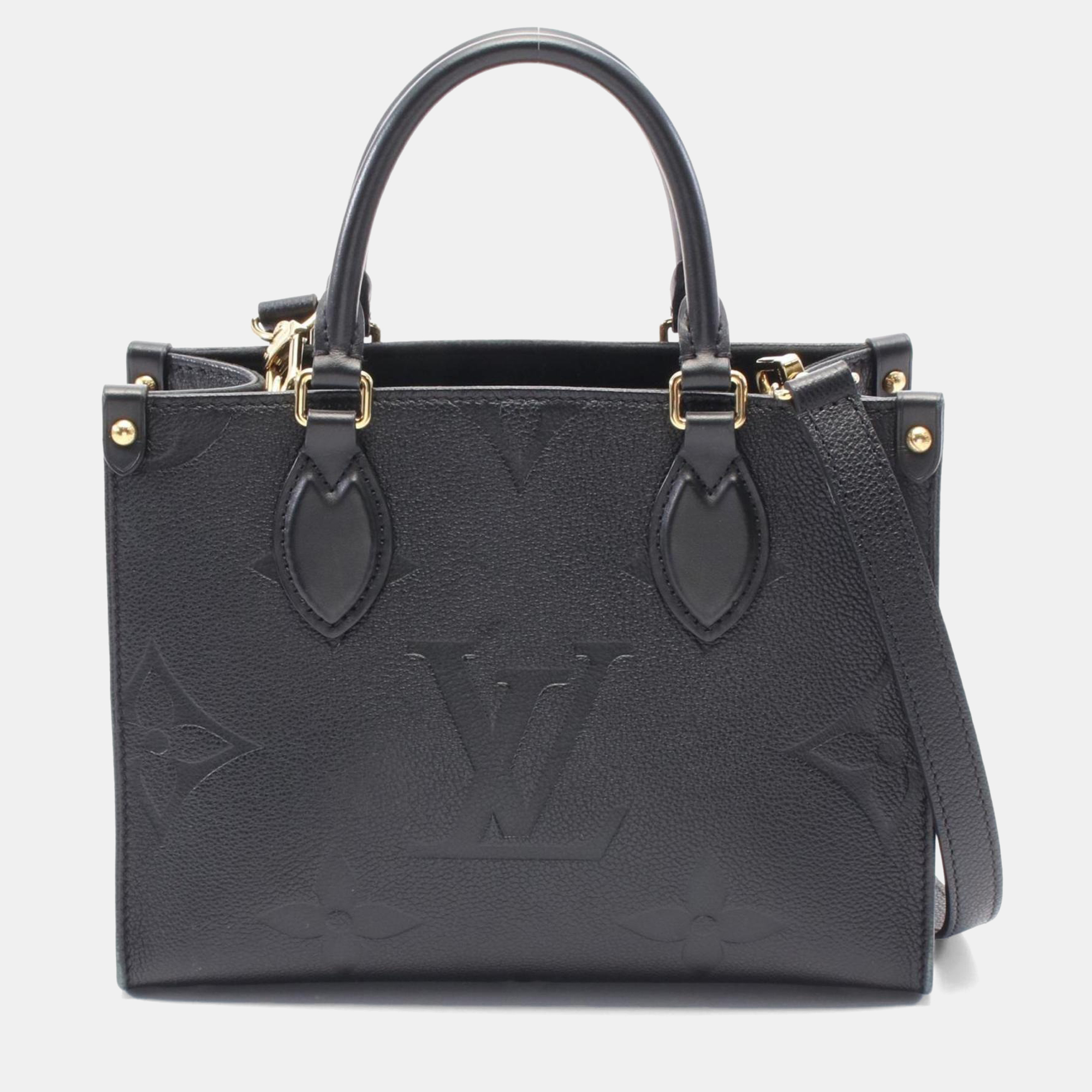 

Louis Vuitton OnTheGo Black Monogram Empreinte PM Handbag