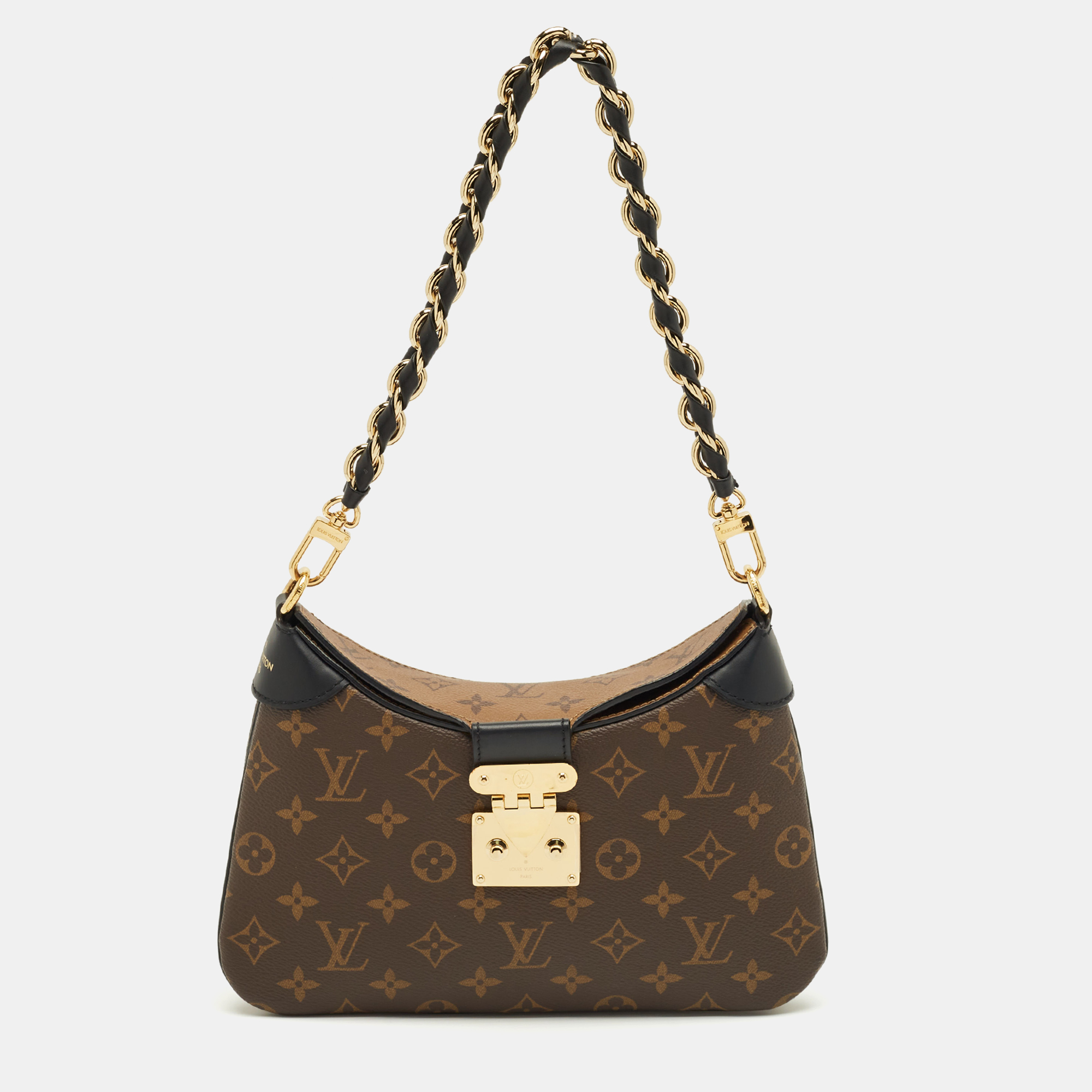 

Louis Vuitton Monogram Reverse Canvas LV Twinny Bag, Brown