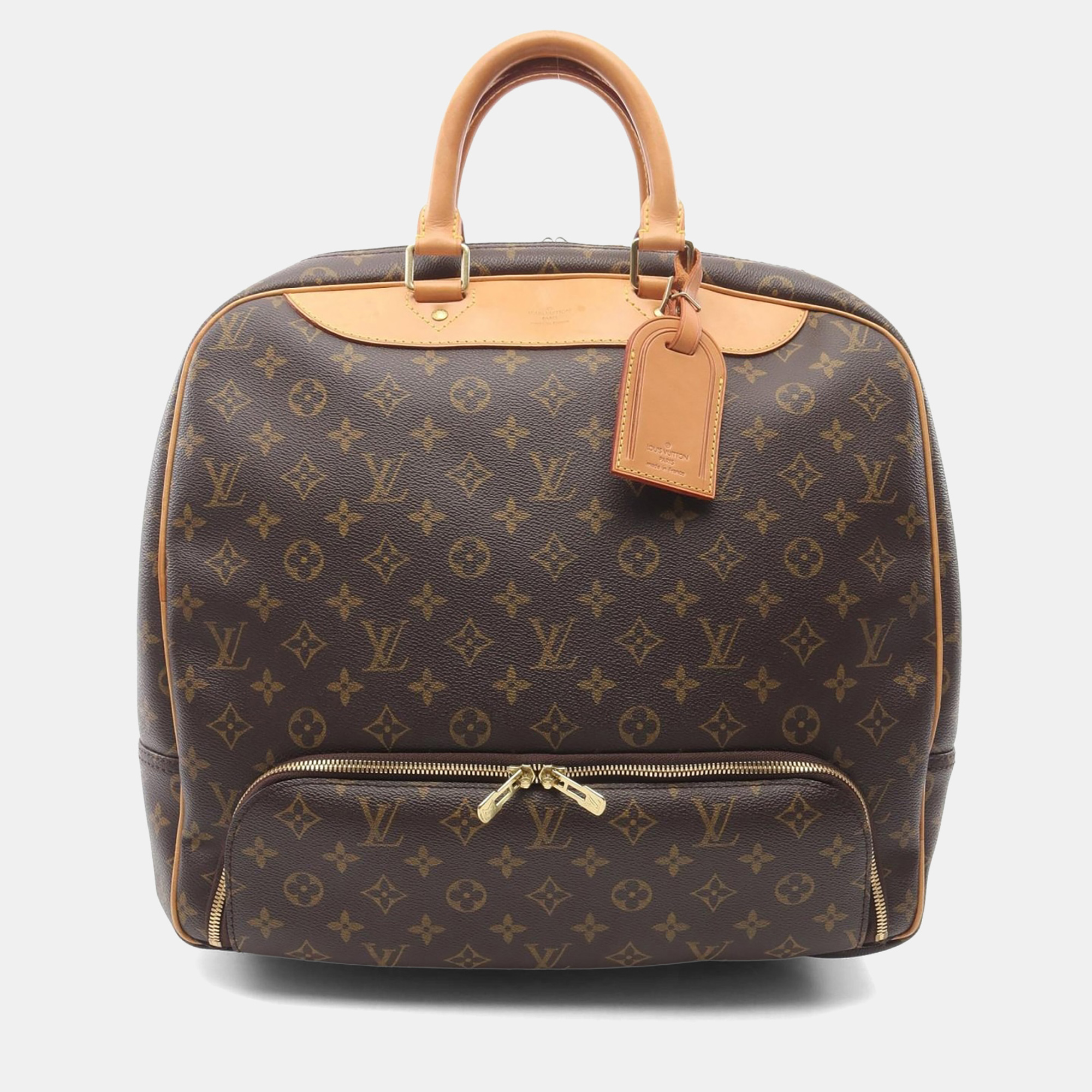 

Louis Vuitton Evasion MM Monogram Canvas Travel Bag, Brown