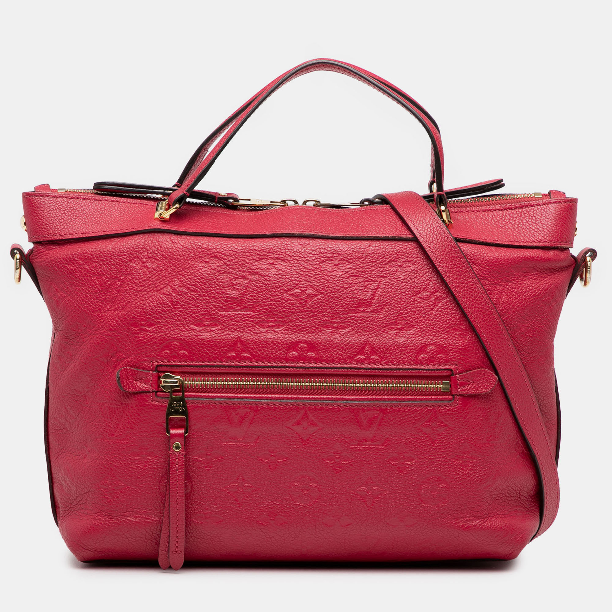 

Louis Vuitton Red Monogram Empreinte Bastille PM