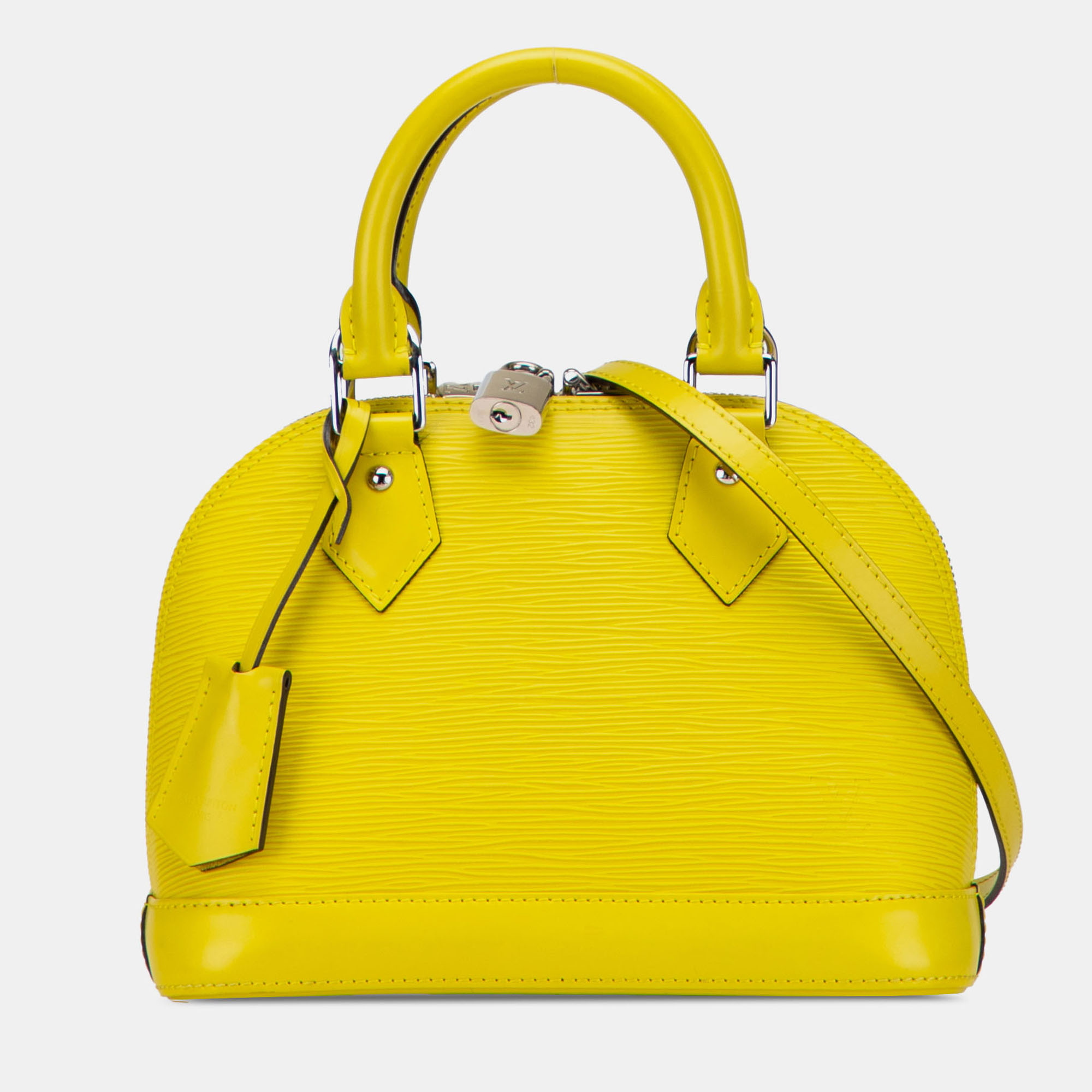 

Louis Vuitton Yellow Epi Alma BB