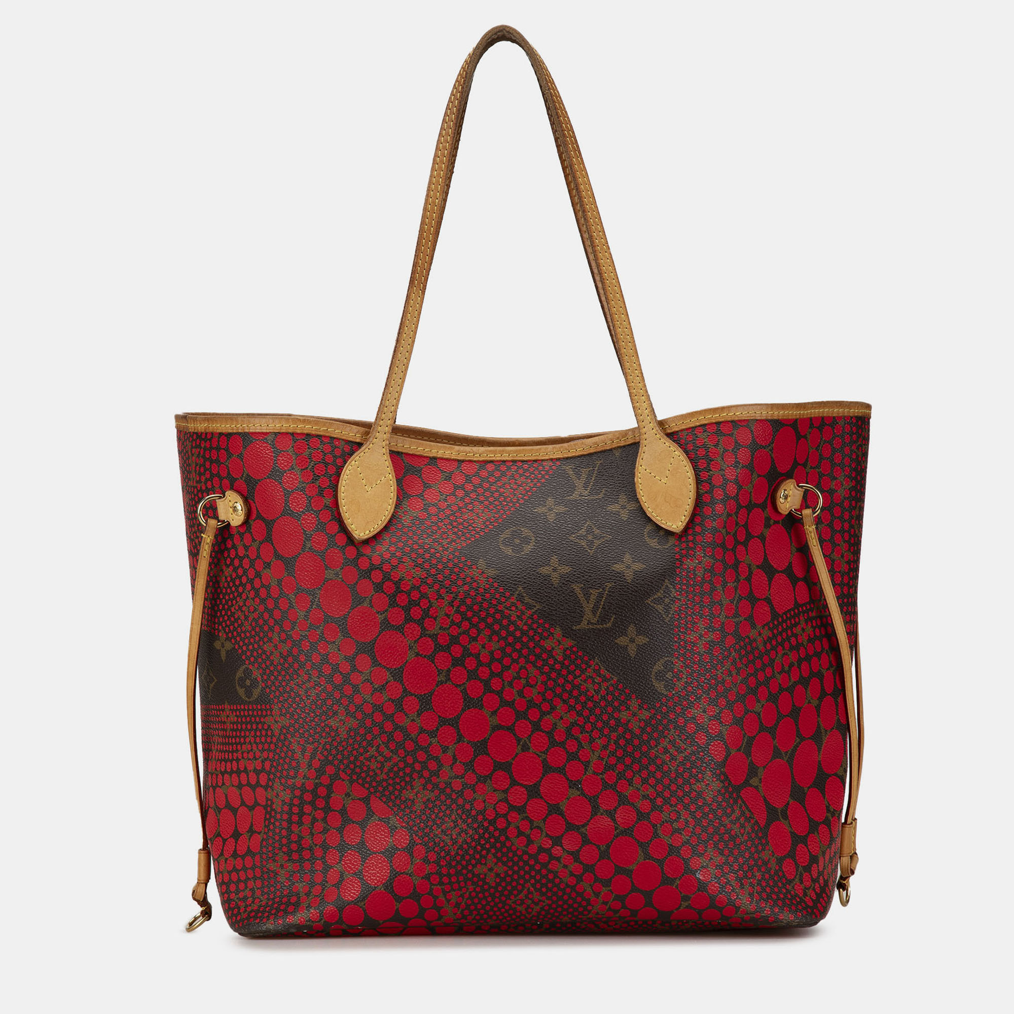 

Louis Vuitton Red Yayoi Kusama Monogram Neverfull MM
