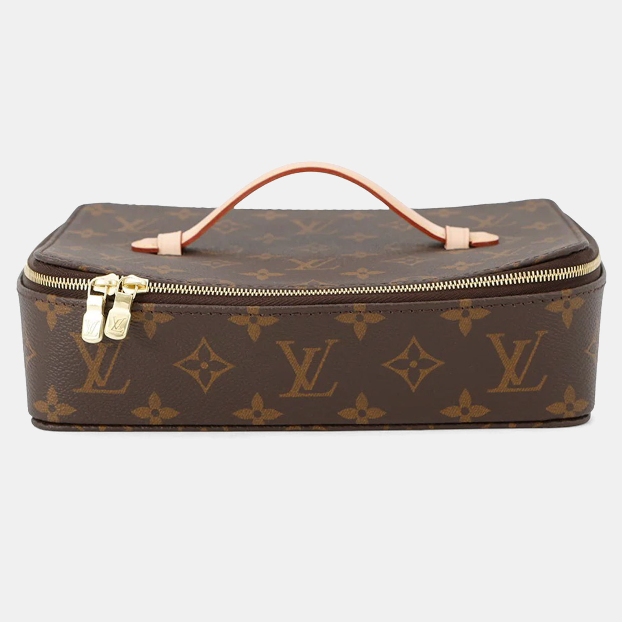 

Louis Vuitton Nice Trousse Bijoux Brown Monogram Canvas Clutch