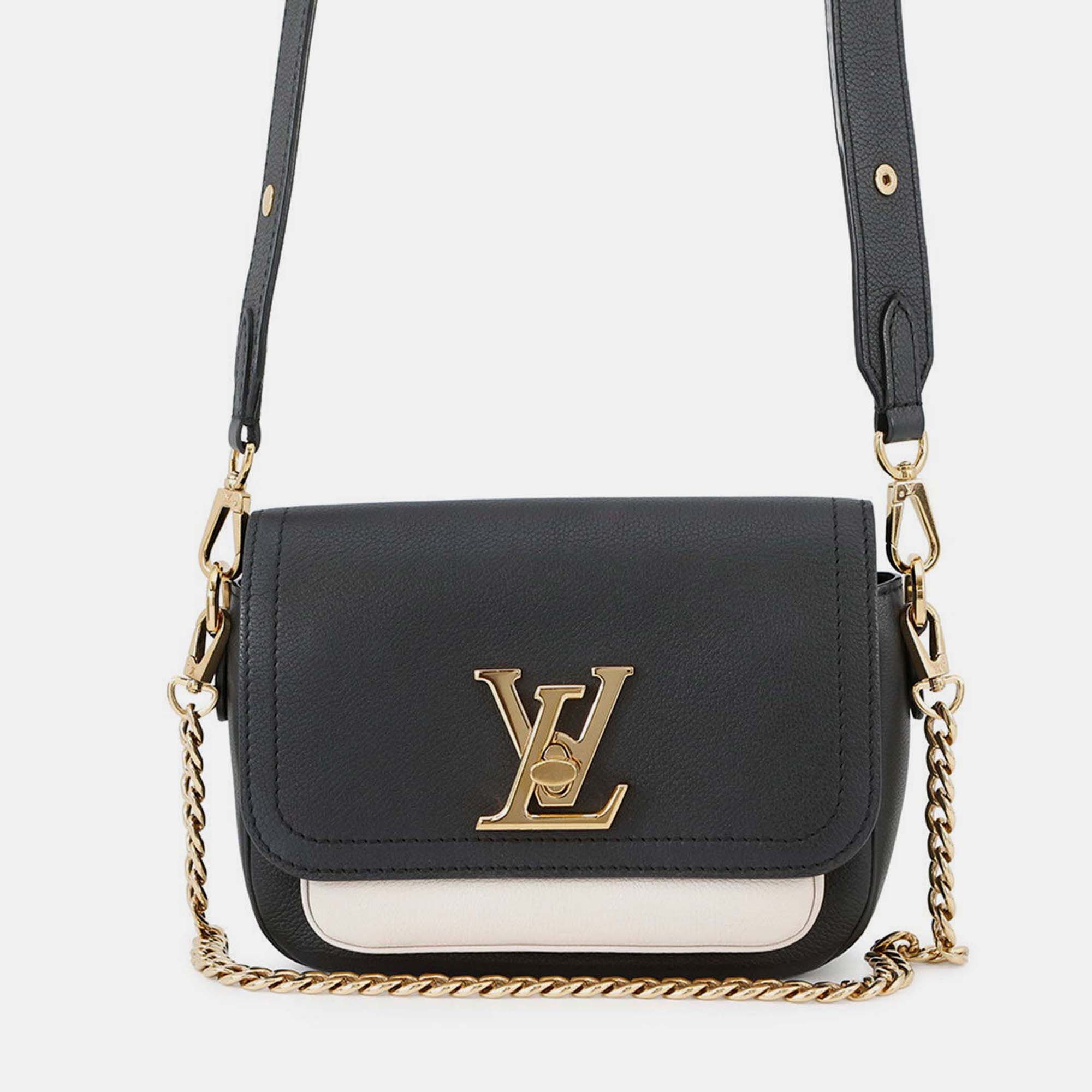 

Louis Vuitton Rock Me Tender Black Grained Calfskin Leather Shoulder Bag