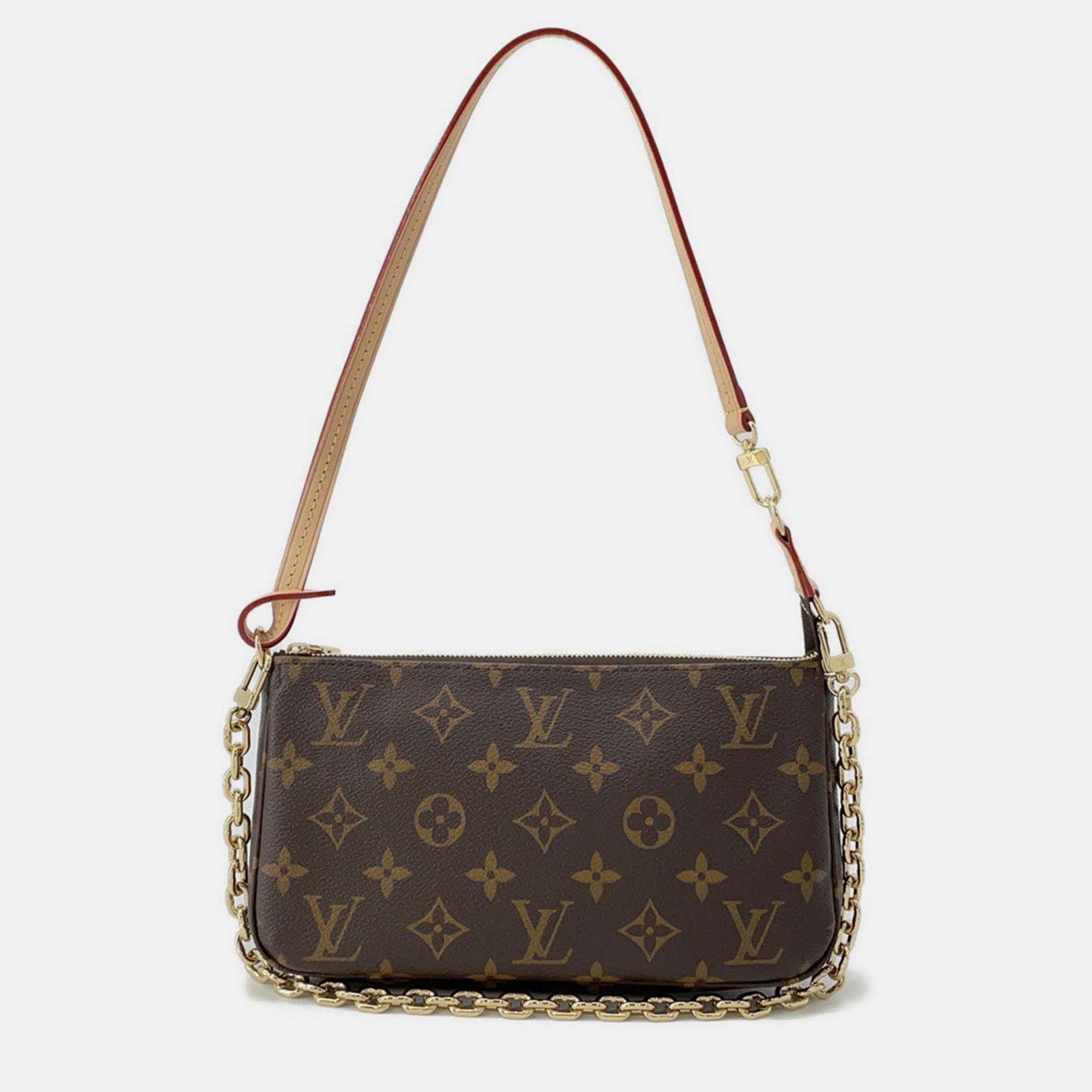 

Louis Vuitton Pochette Accessoires Brown Monogram Canvas Shoulder Bag