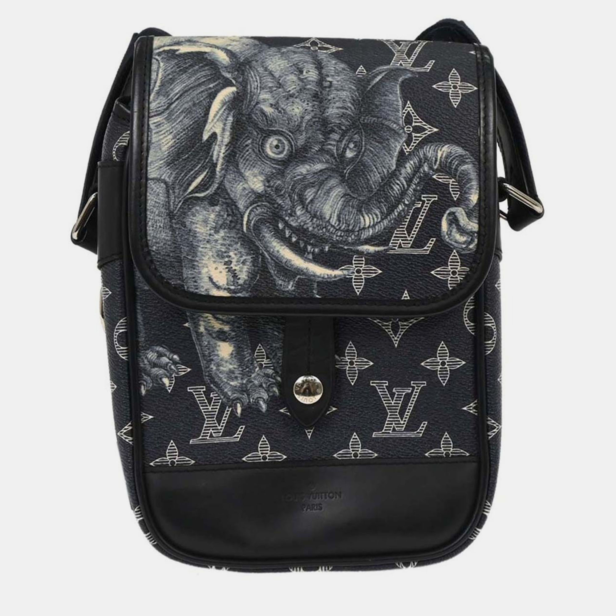 

Louis Vuitton Monogram Savannah Messenger BB Brown Monogram Canvas Shoulder Bag, Navy blue