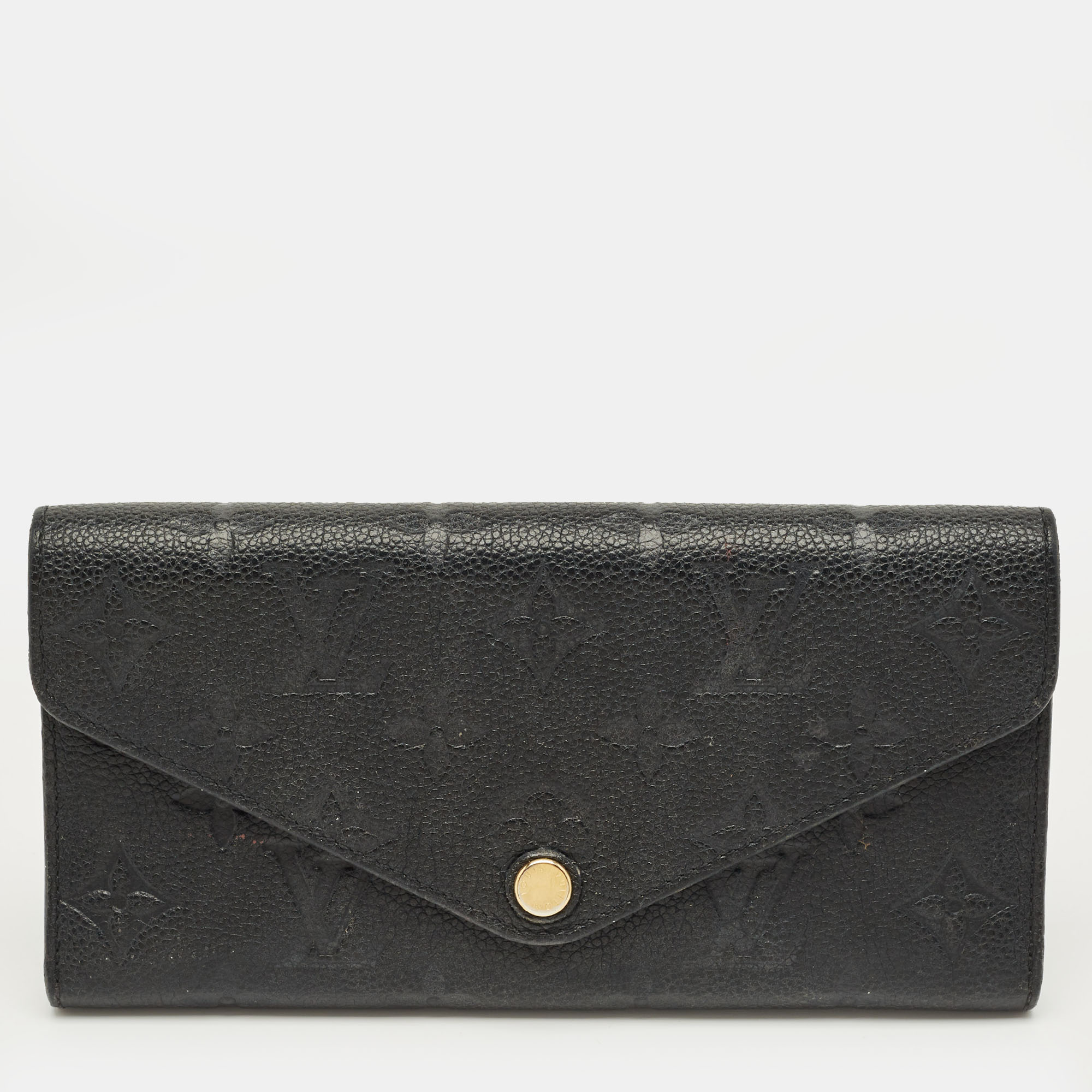 

Louis Vuitton Black Empreinte Leather Josephine Wallet