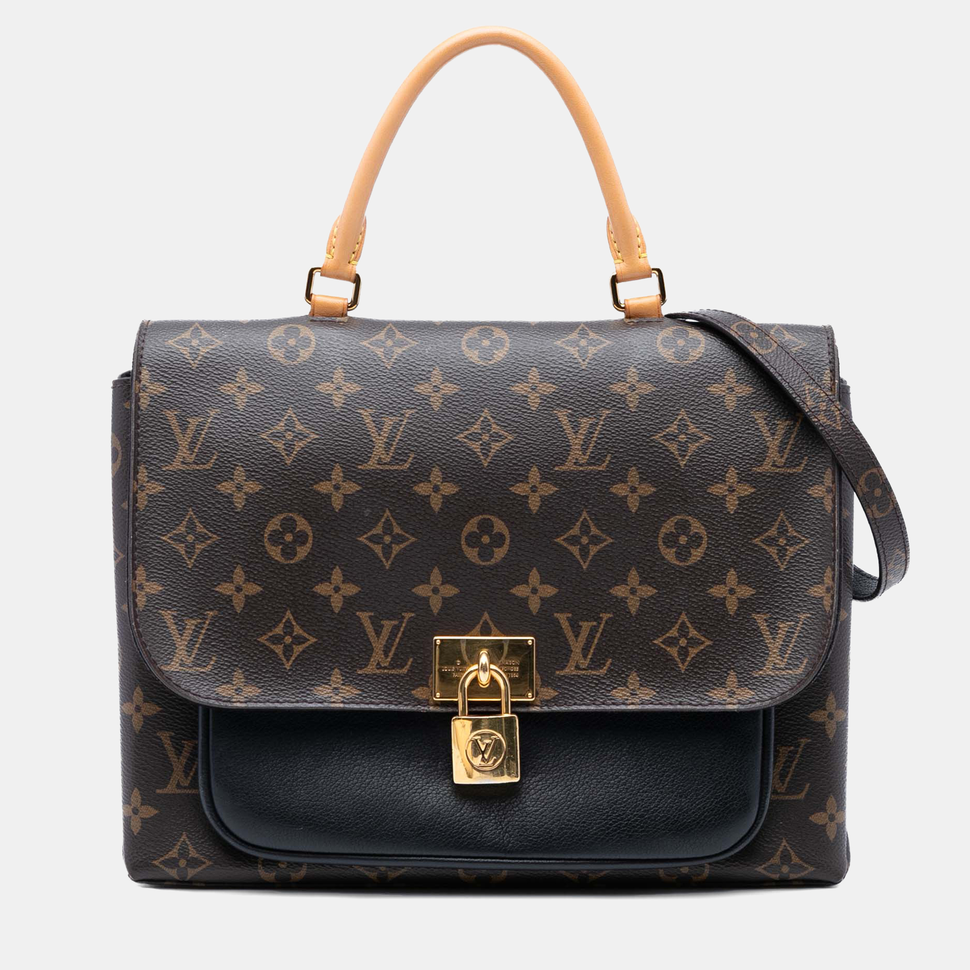 

Louis Vuitton Black/Brown Monogram Marignan