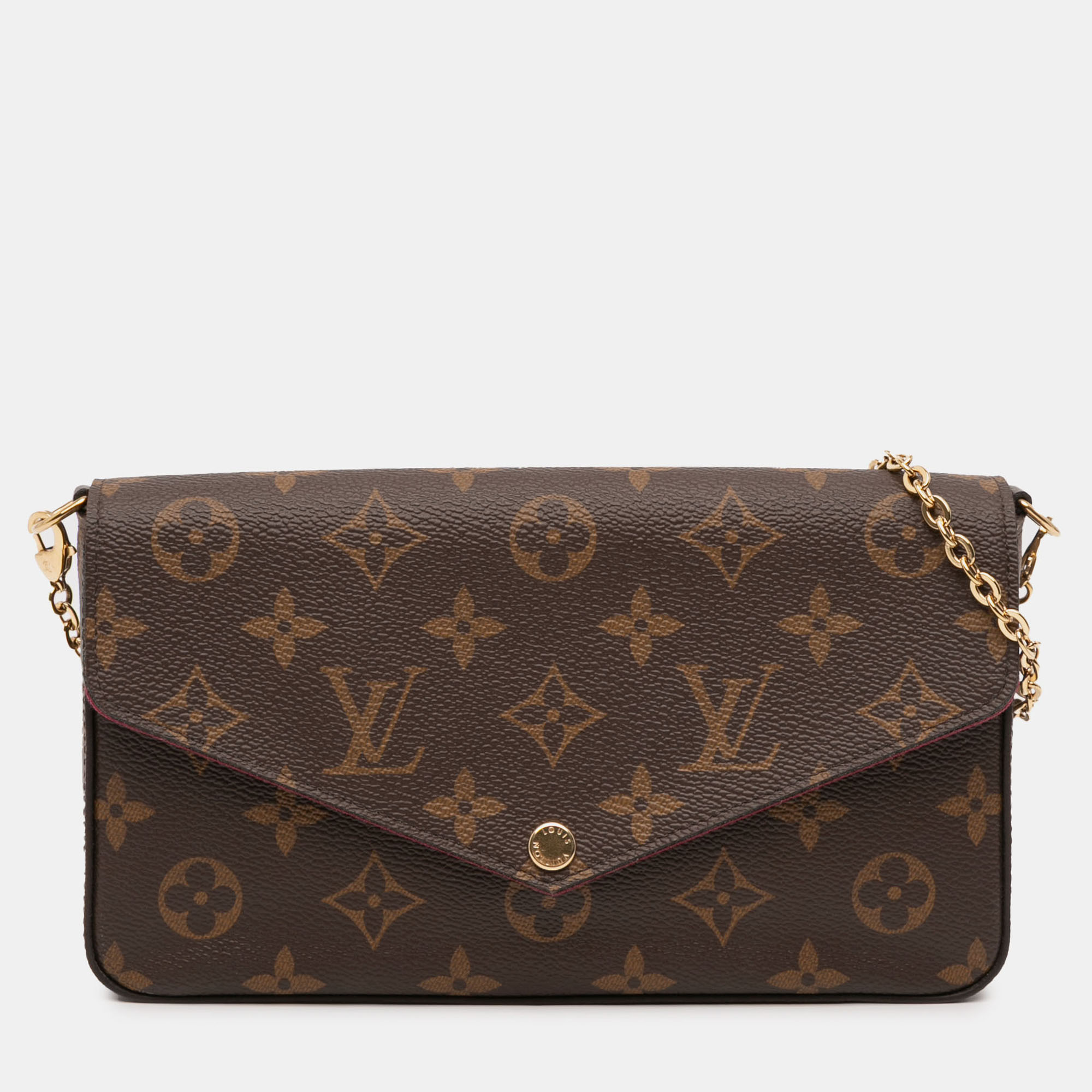 

Louis Vuitton Brown Monogram Pochette Felicie
