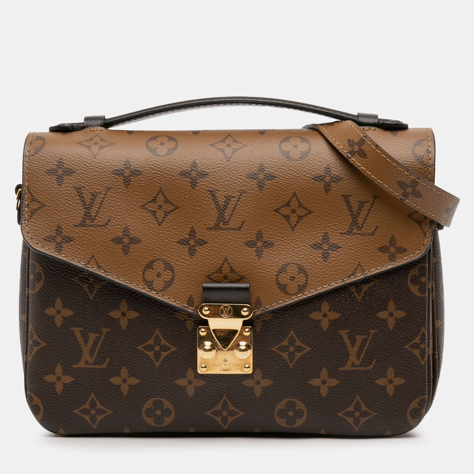 

Louis Vuitton Brown Monogram Reverse Pochette Metis