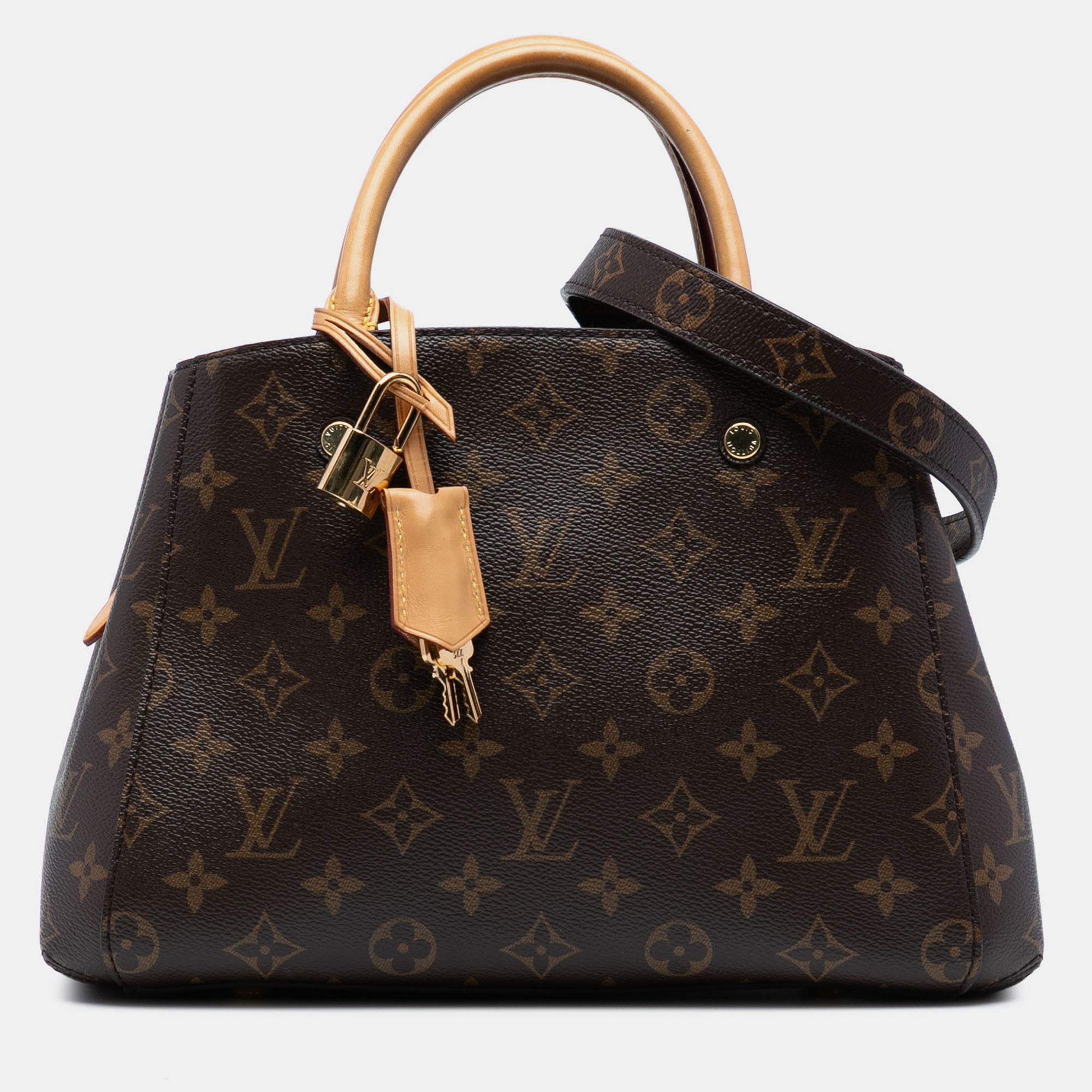 

Louis Vuitton Brown Monogram Montaigne BB