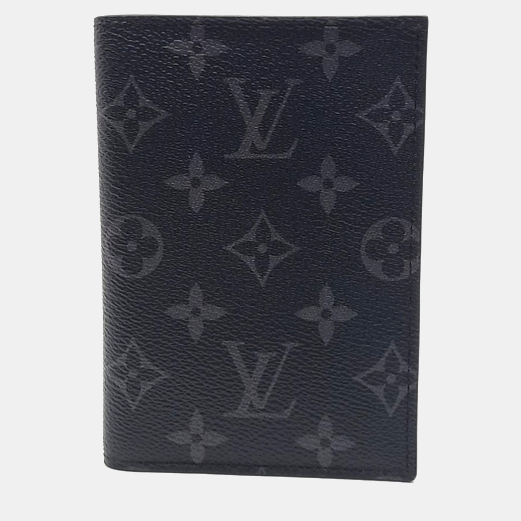 

Louis Vuitton Grey PVC Eclipse Passport Wallet