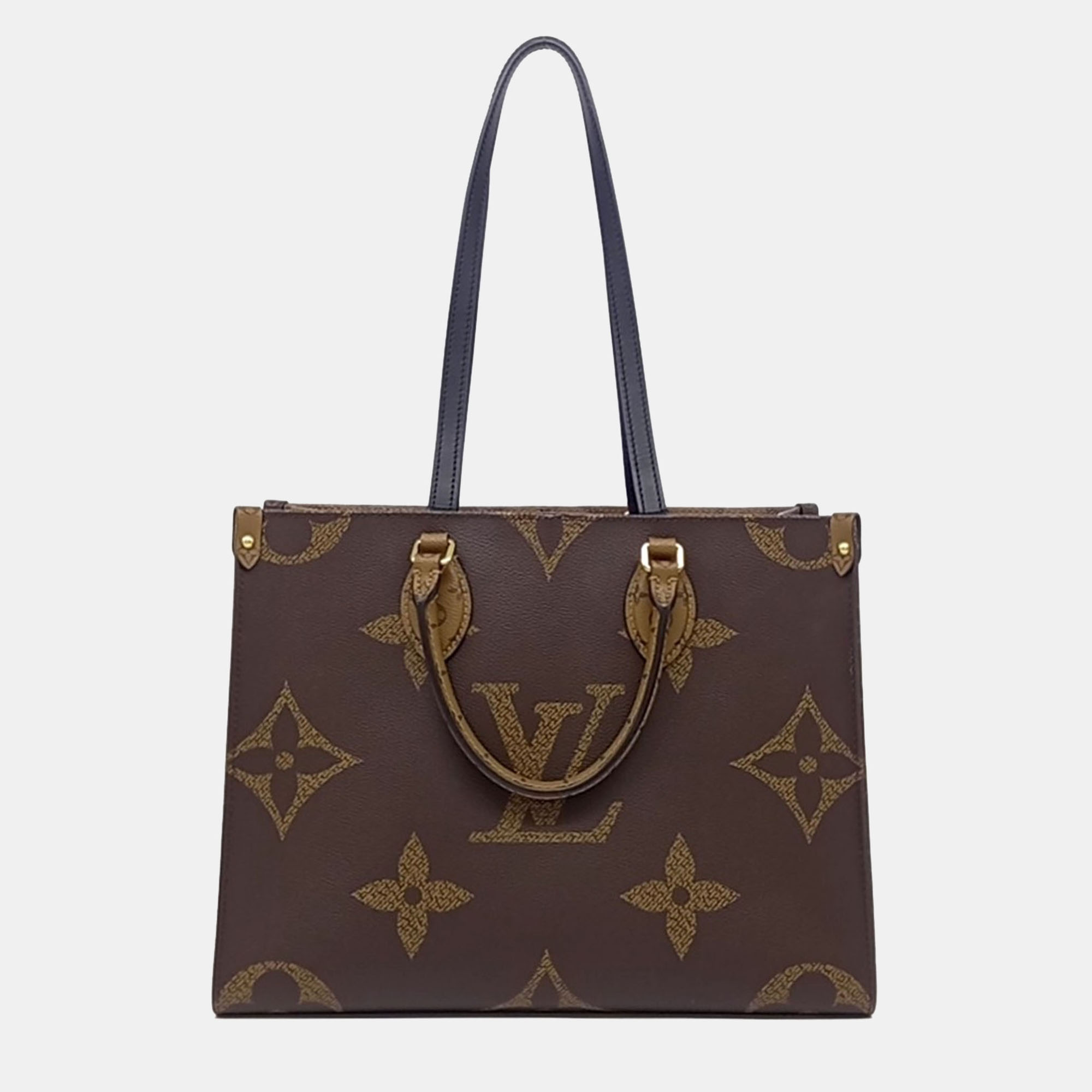 

Louis Vuitton Brown Coated Canvas On the Go MM