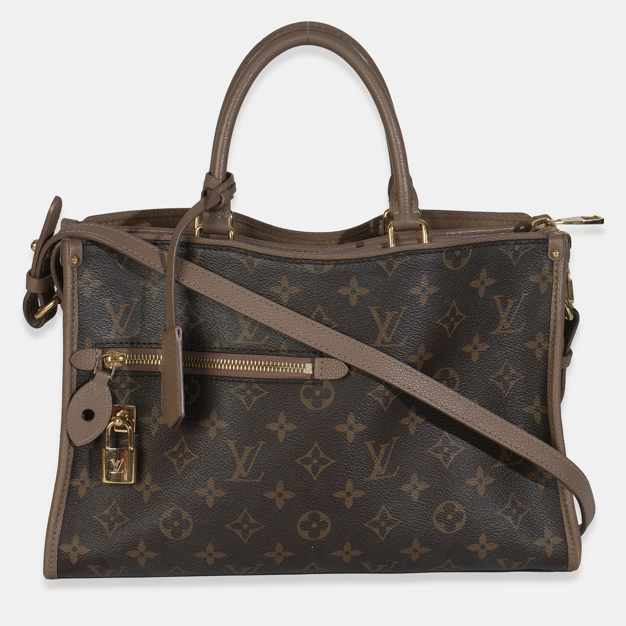 

Louis Vuitton Taupe Glace Monogram Canvas Popincourt NM, Brown