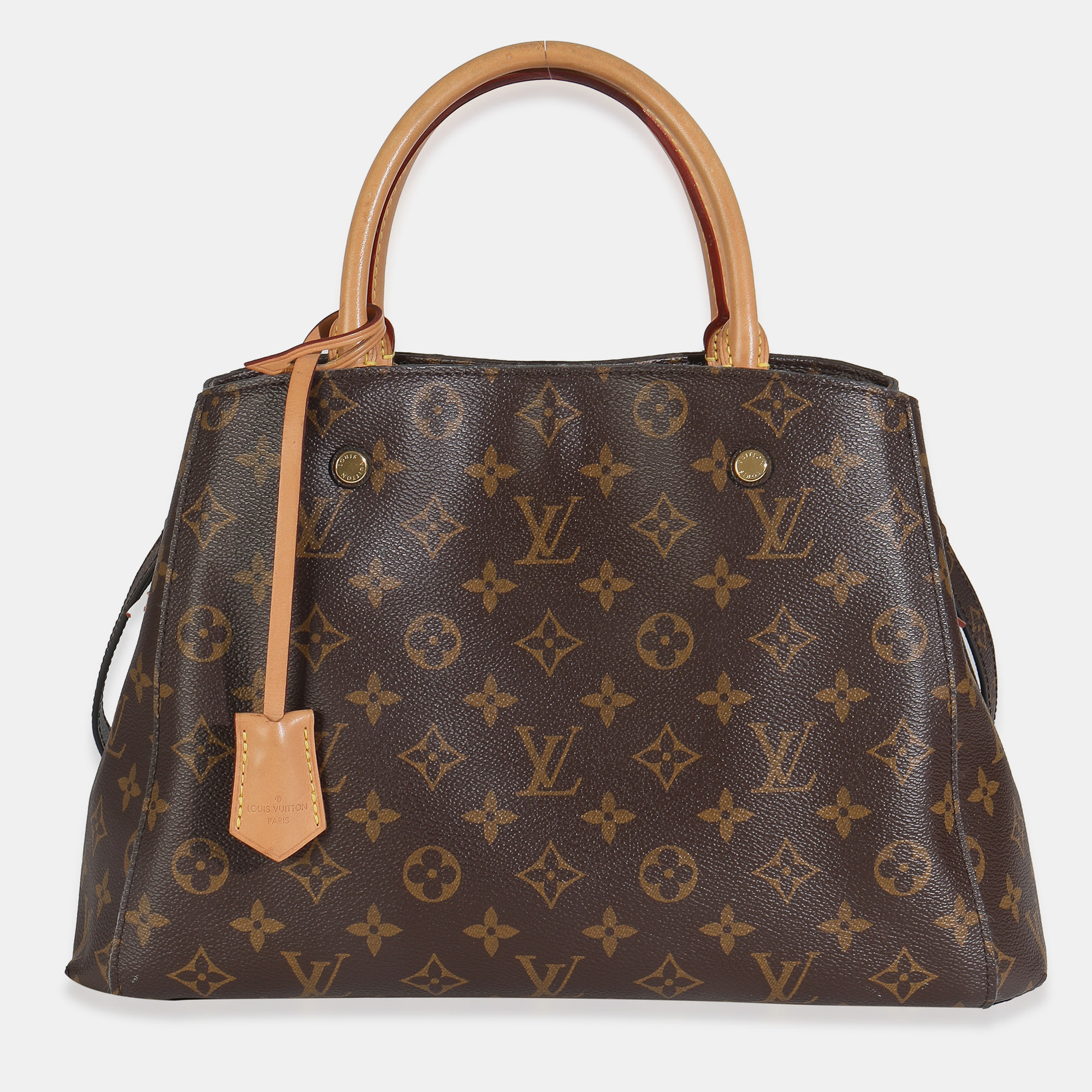 

Louis Vuitton Montaigne MM Brown Monogram Canvas Top Handle Bag