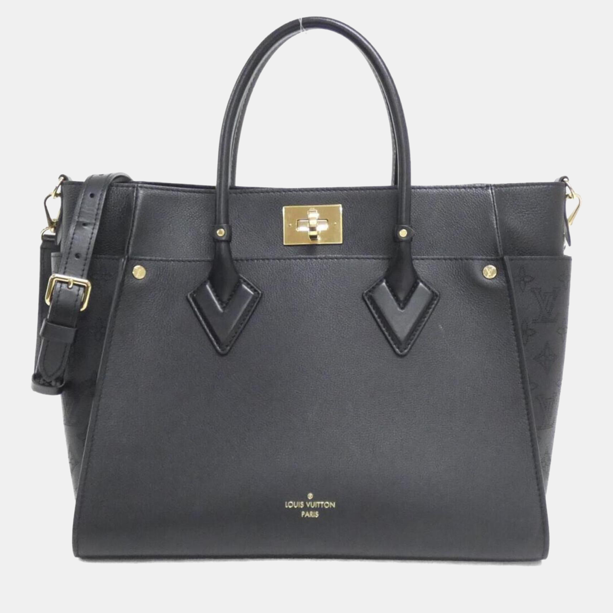 

Louis Vuitton On My Side Gm Handbag, Black