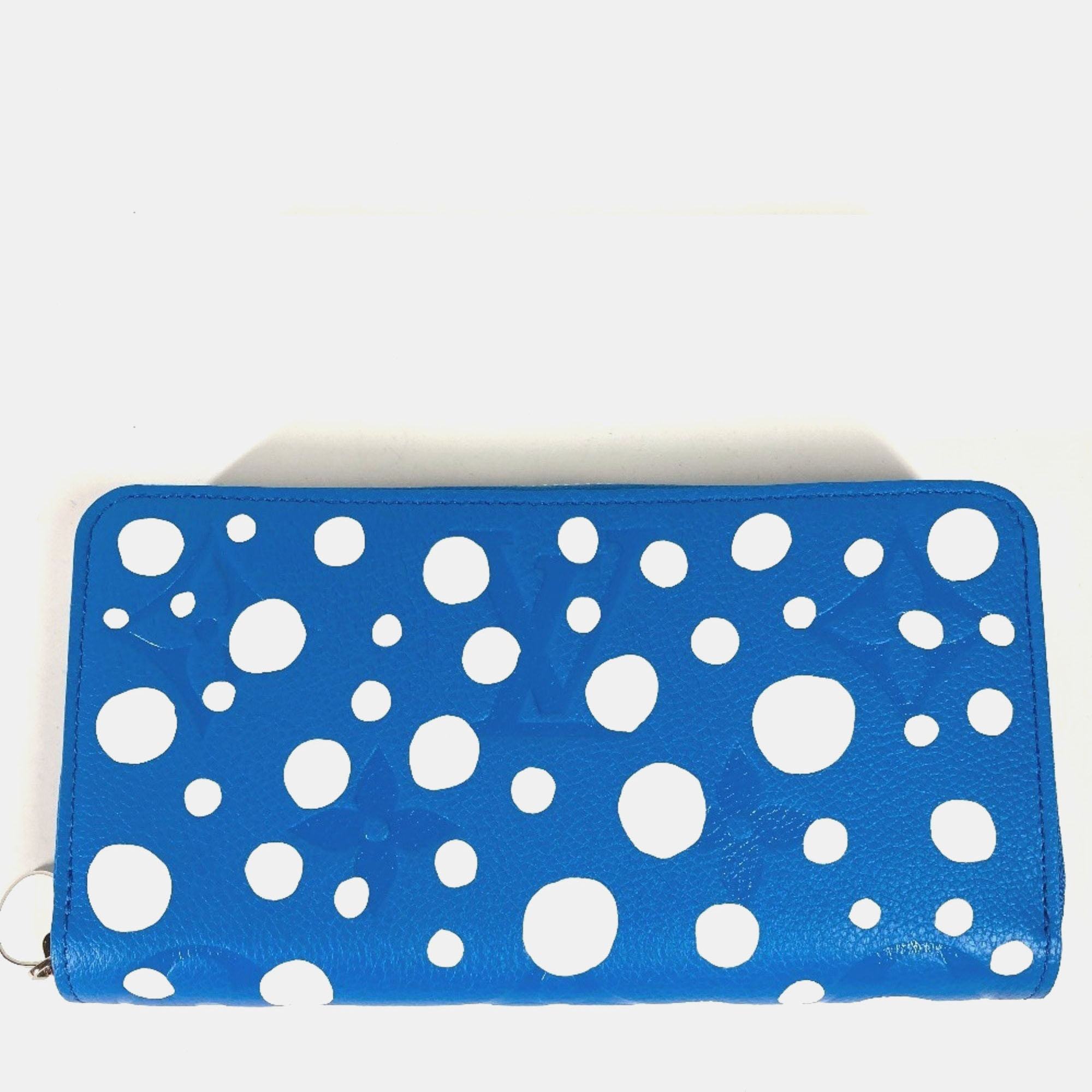 

Louis Vuitton Zippy Infinity Dot Blue Monogram Empreinte Leather Long Wallet