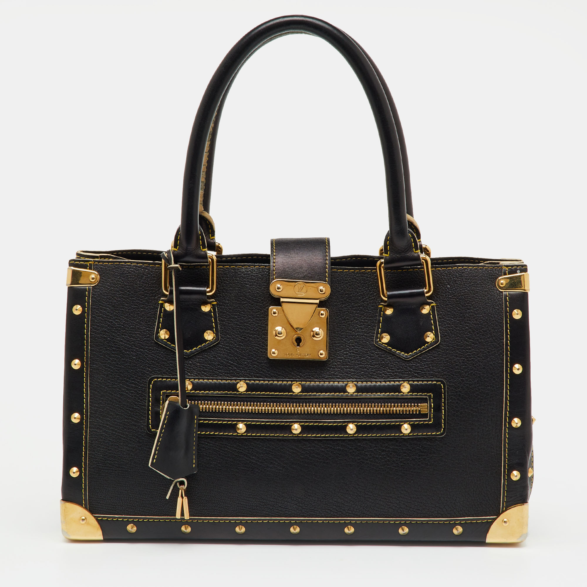 

Louis Vuitton Black Suhali Leather Le Fabuleux Bag