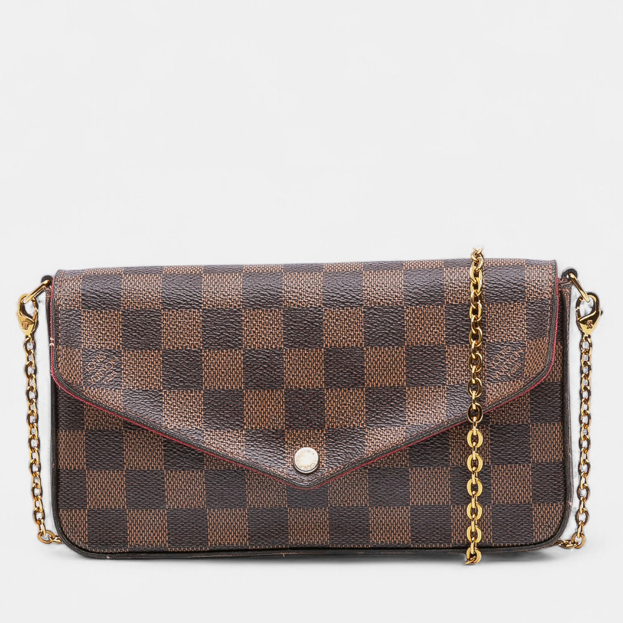 

Louis Vuitton Brown Damier Ebene Pochette Felicie