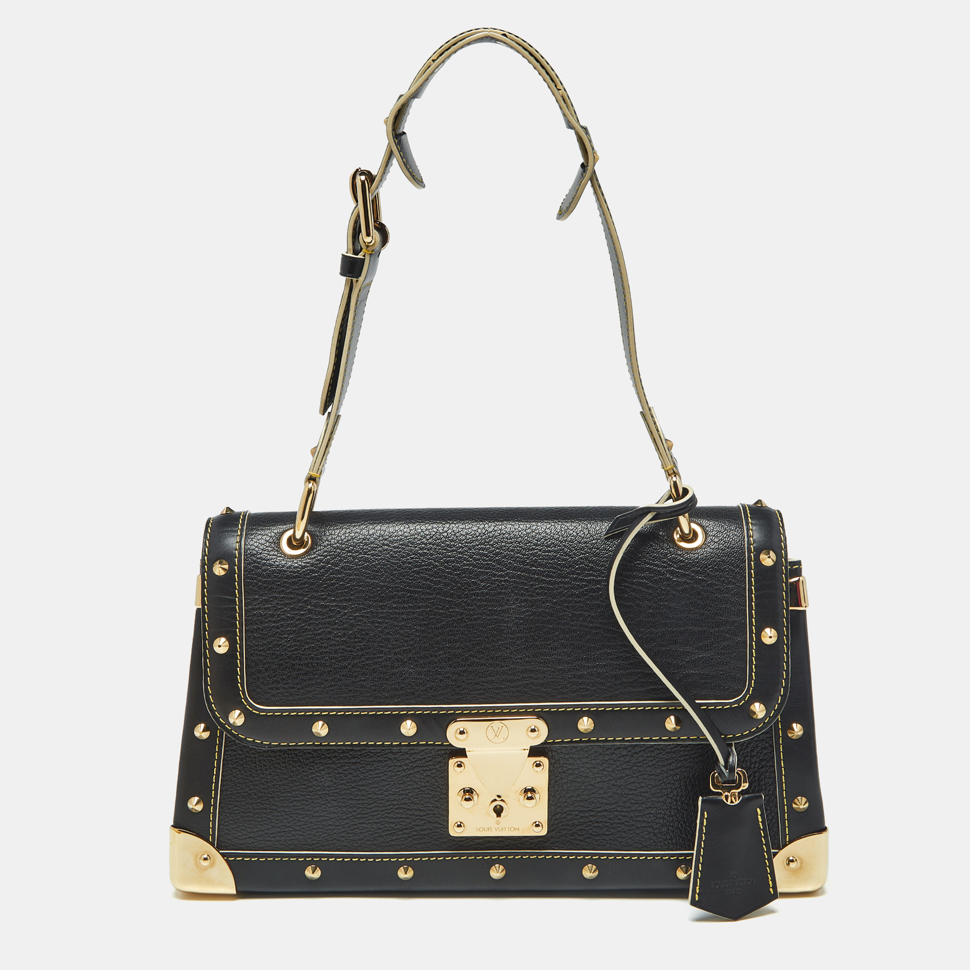 

Louis Vuitton Black Suhali Leather Le Talentueux Bag