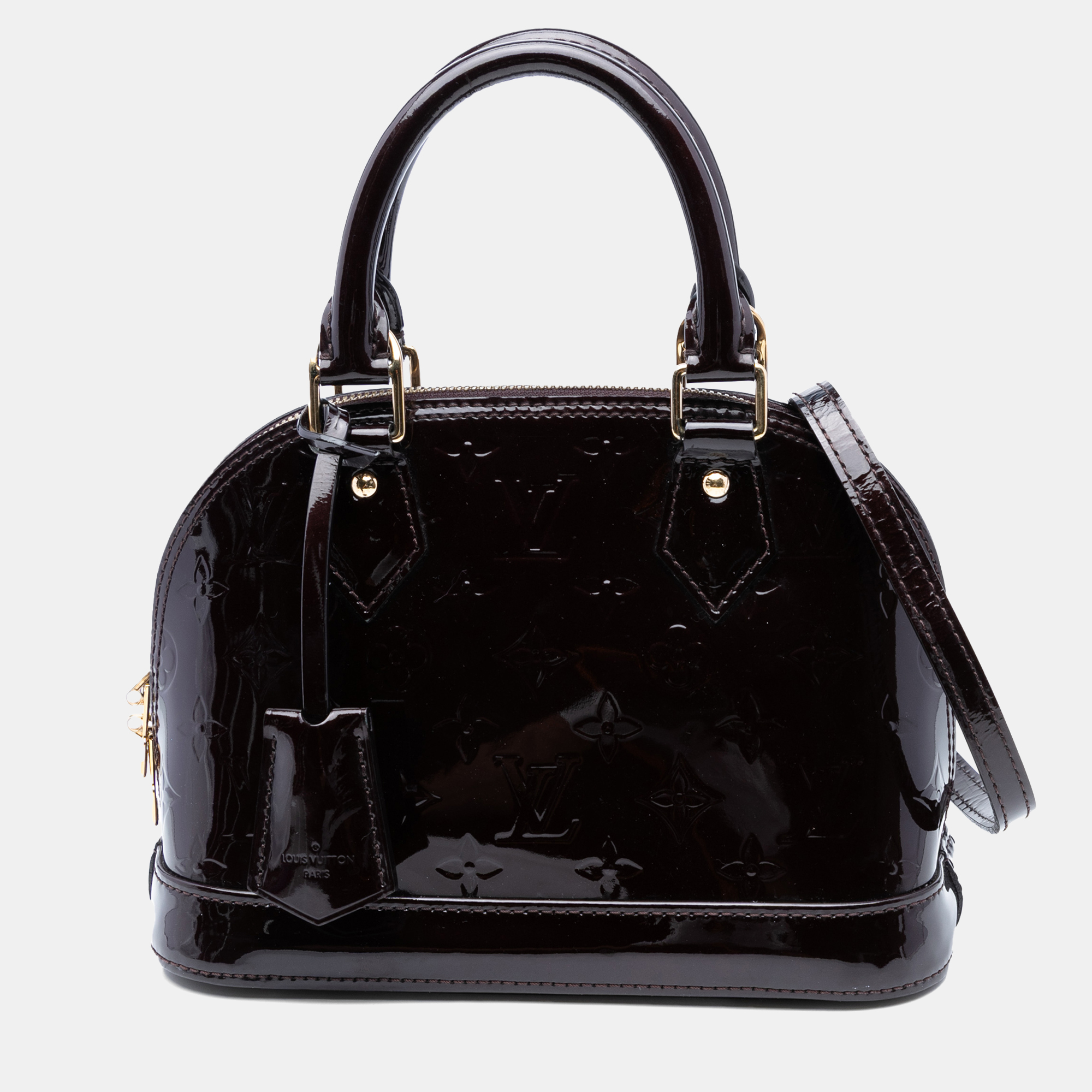 

Louis Vuitton Purple Monogram Vernis Alma BB