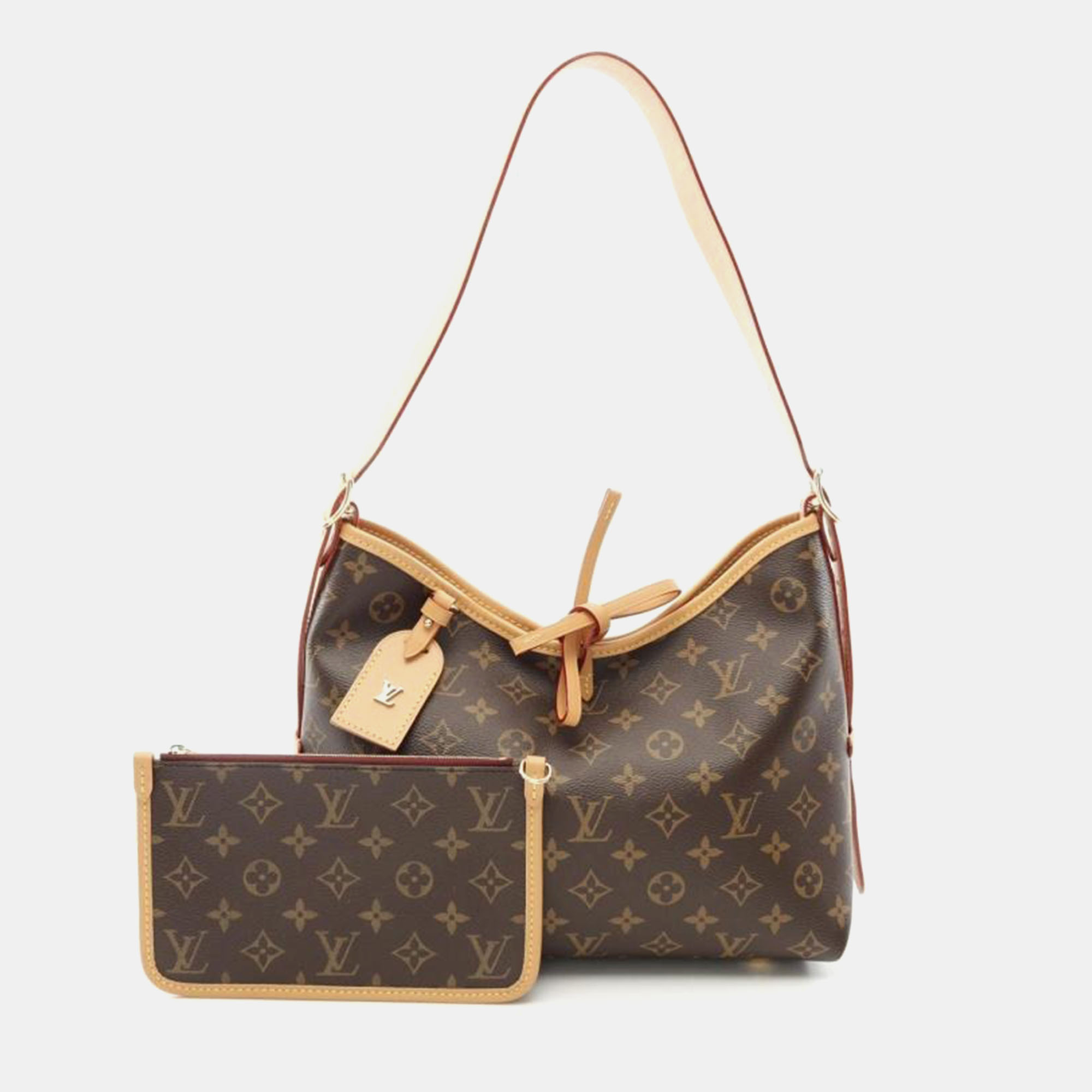 

Louis Vuitton Carryall PM Brown Monogram Canvas Shoulder Bag